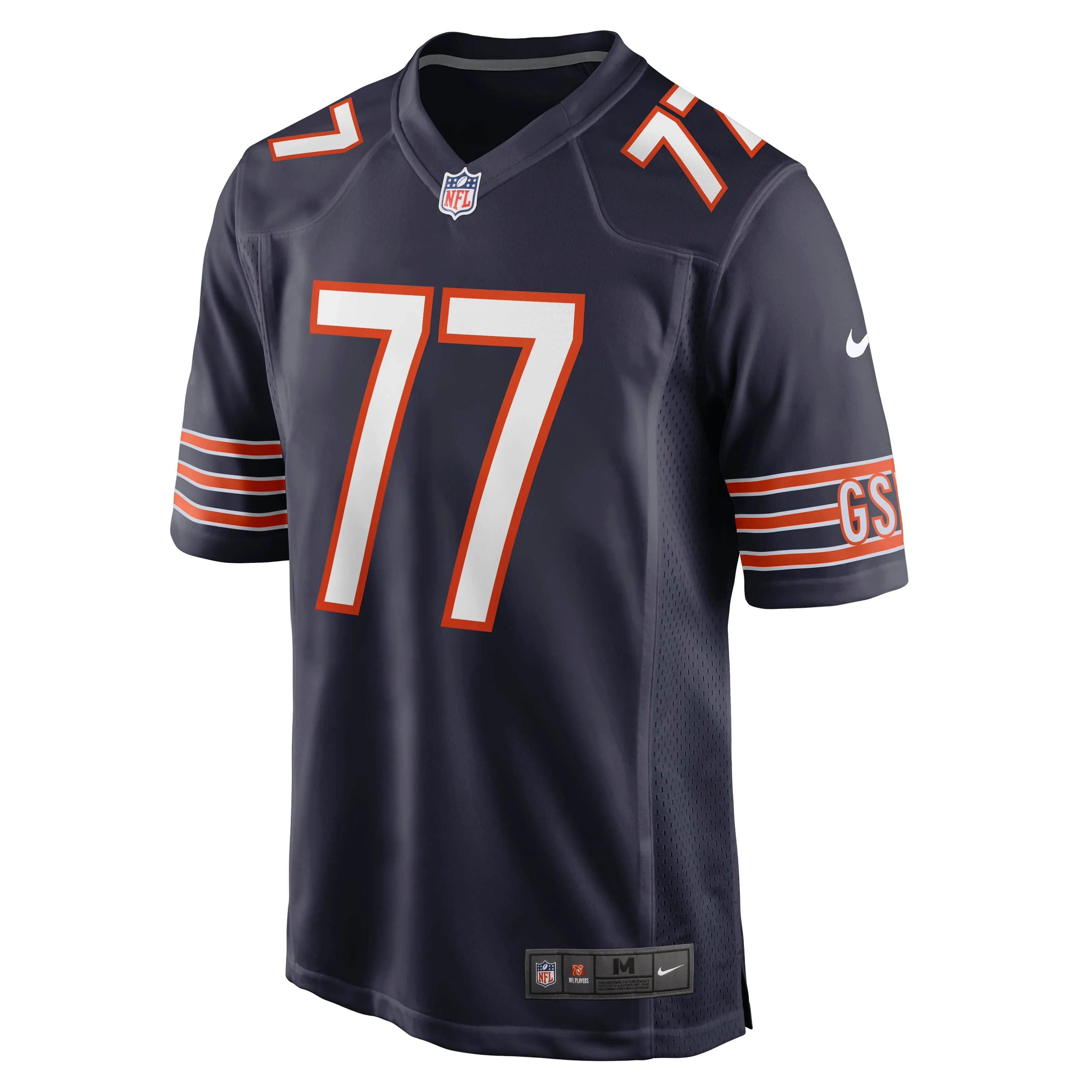 Red Grange Chicago Bears  Retired Player Jersey - Navy