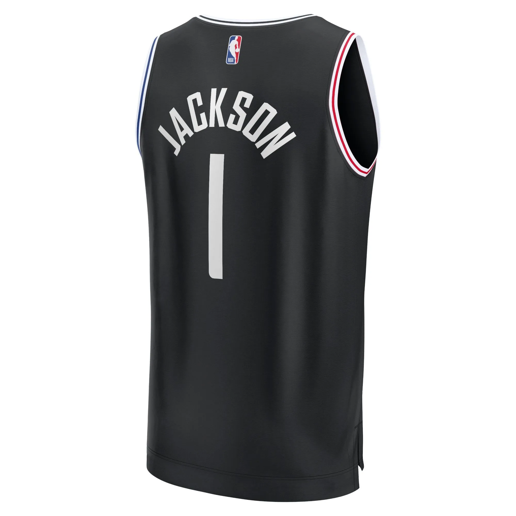 Reggie Jackson LA Clippers Fanatics Branded Fastbreak Jersey - City Edition - Black