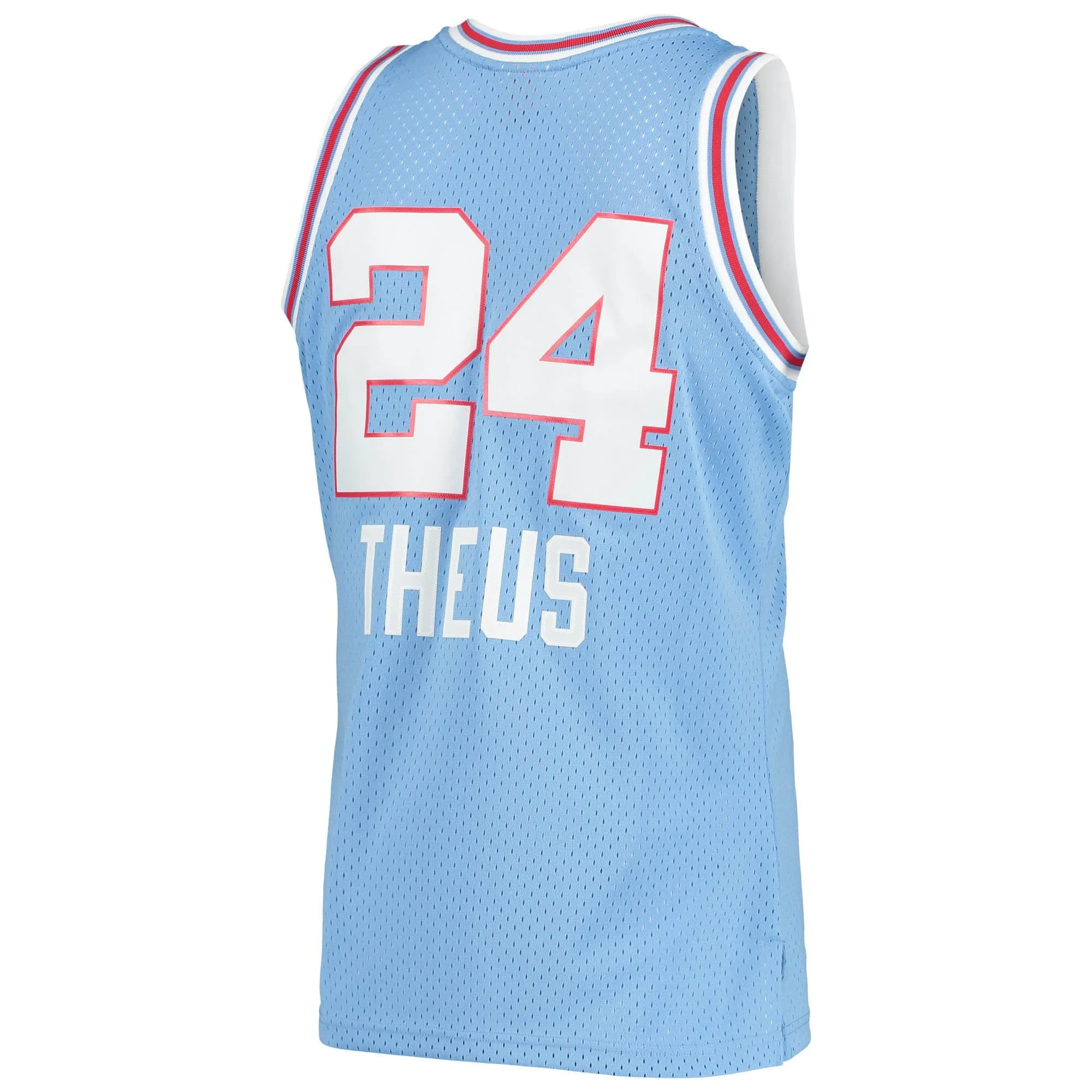 Reggie Theus Sacramento Kings Mitchell & Ness 1985/86 Hardwood Classics Swingman Jersey - Light Blue