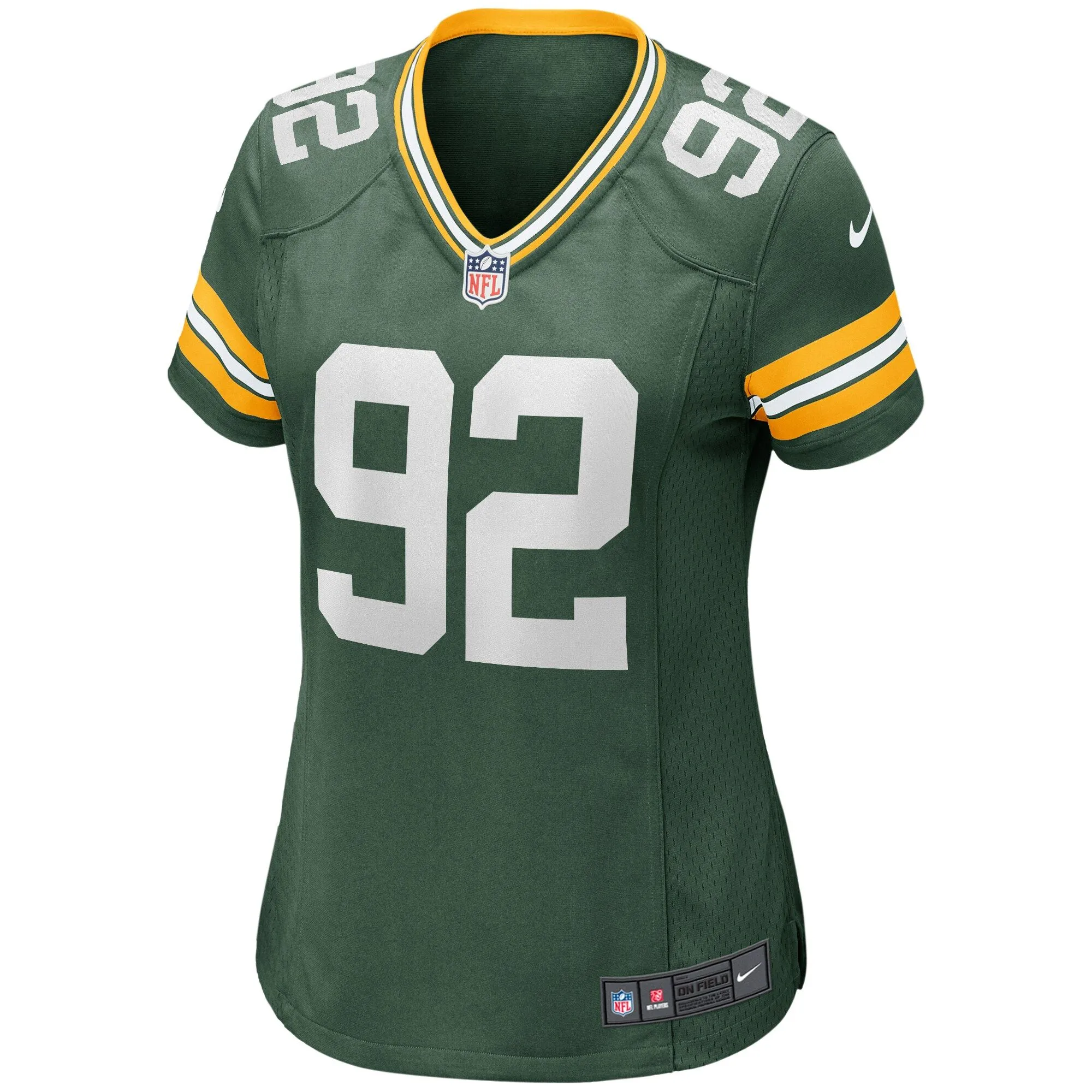 Reggie White Green Bay Packers  Women's Game Retired Player Jersey - Green