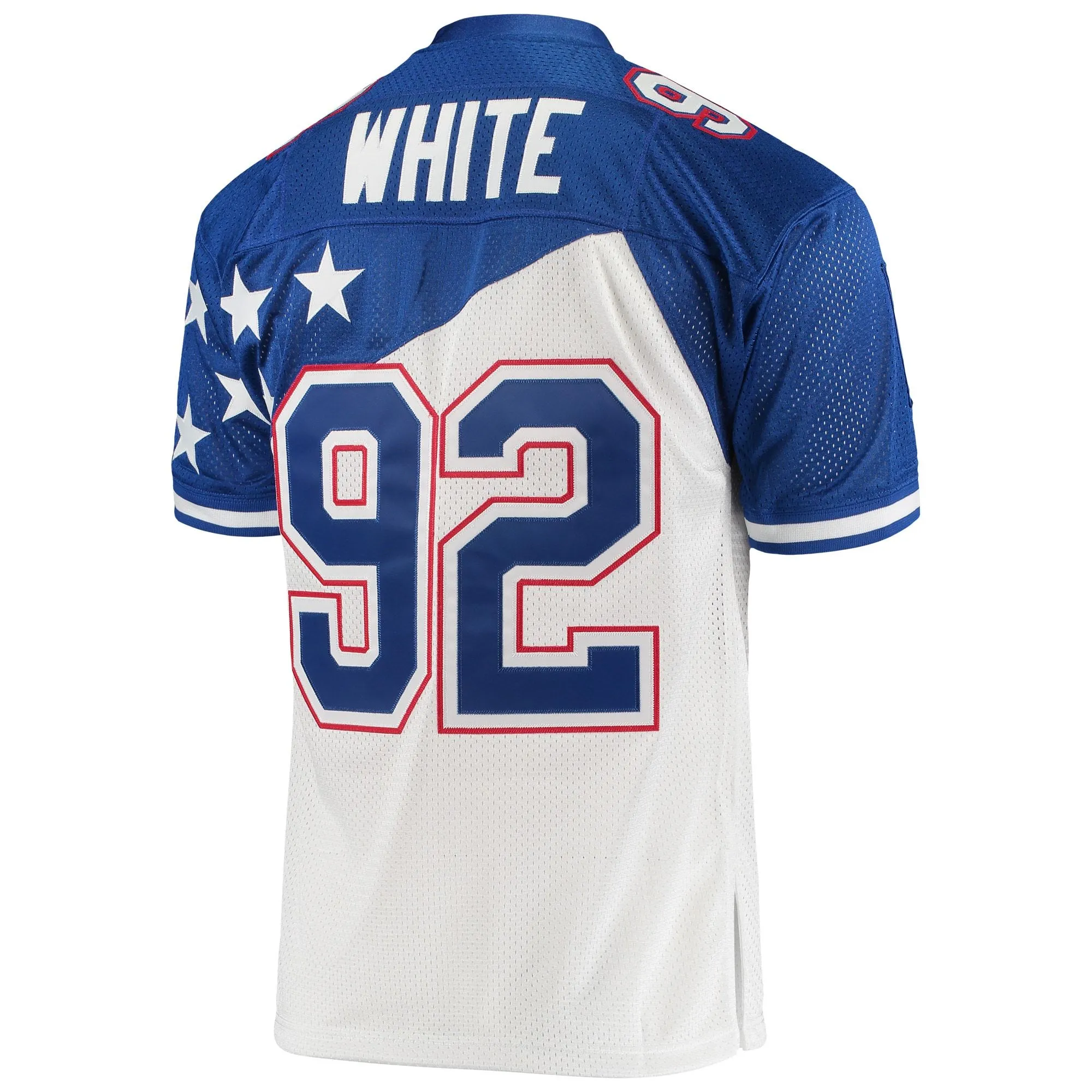 Reggie White NFC Mitchell & Ness 1995 Pro Bowl  Jersey - White/Blue