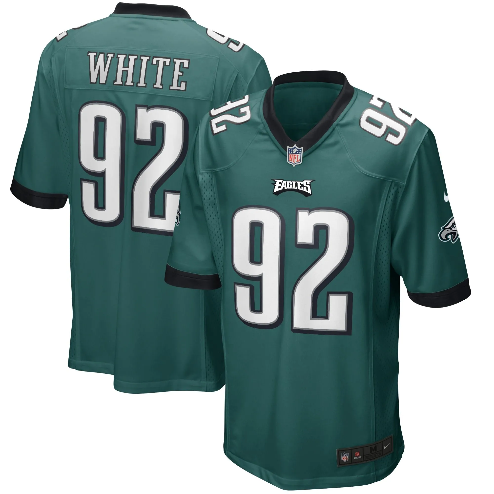 Reggie White Philadelphia Eagles  Game Retired Player Jersey - Midnight Green