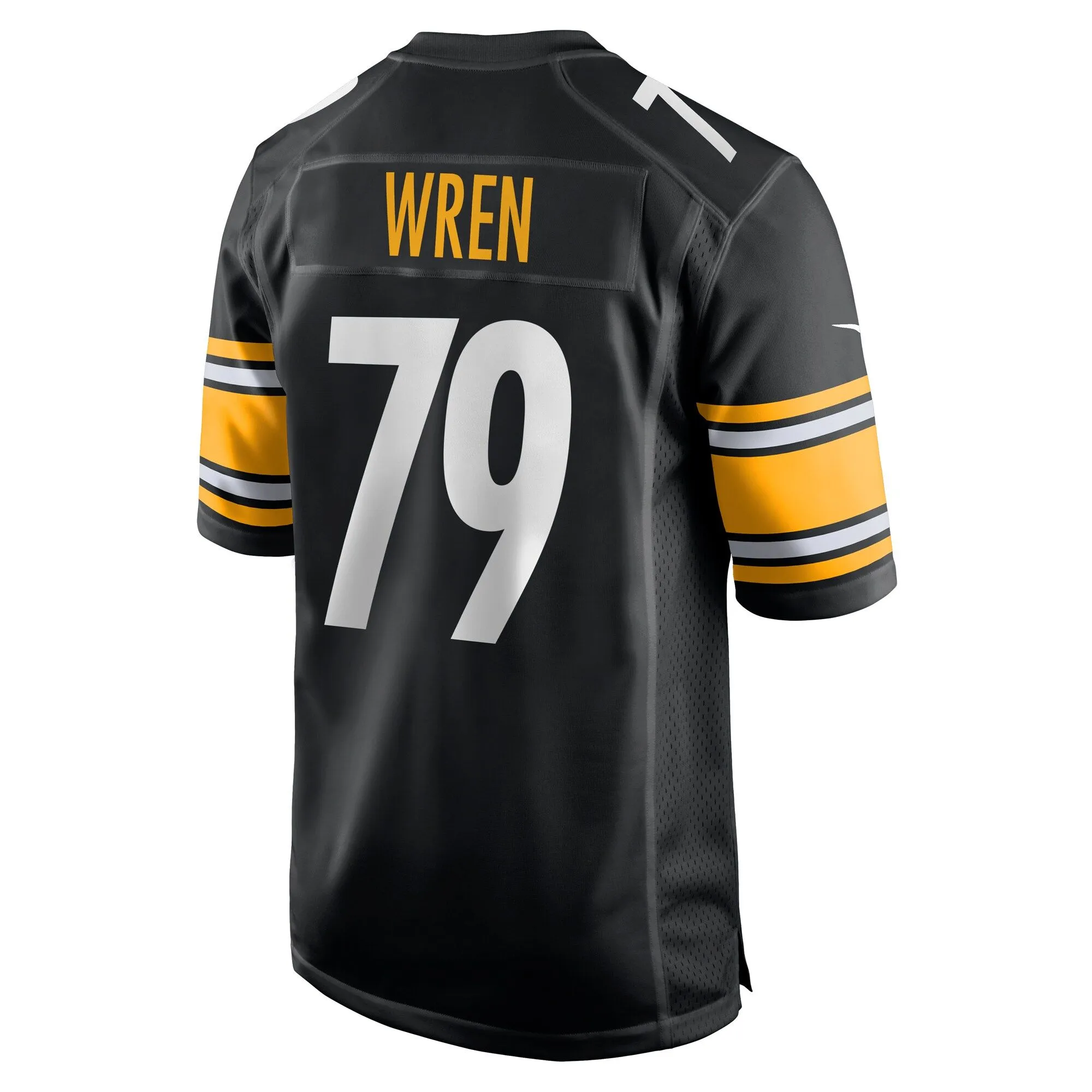 Renell Wren Pittsburgh Steelers   Game Jersey -  Black