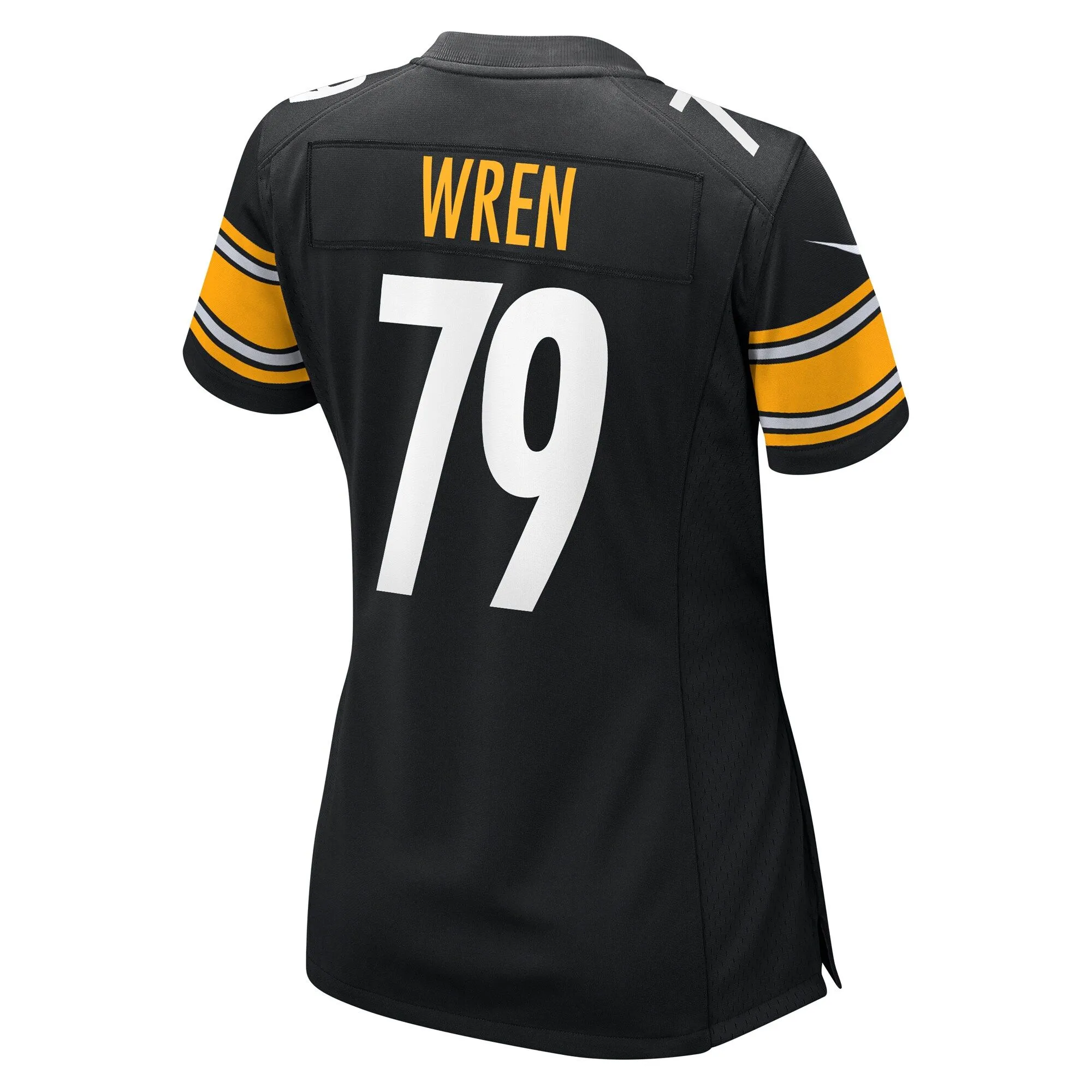 Renell Wren Pittsburgh Steelers  Women's  Game Jersey -  Black