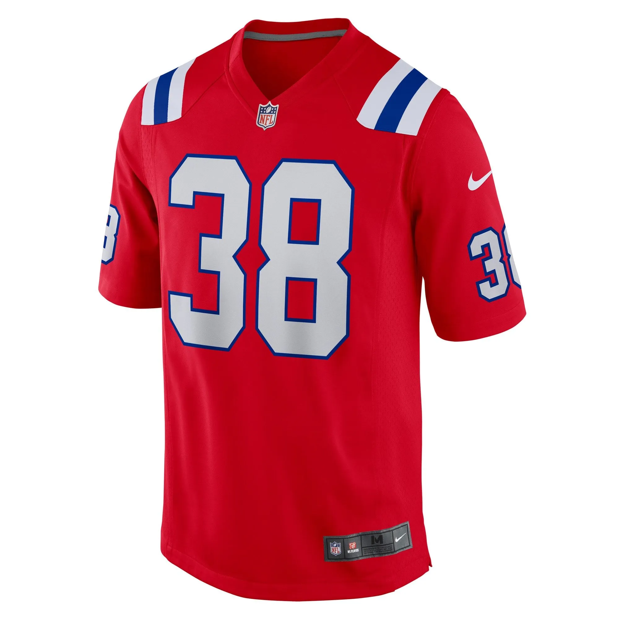 Rhamondre Stevenson New England Patriots  Alternate Game Player Jersey - Red