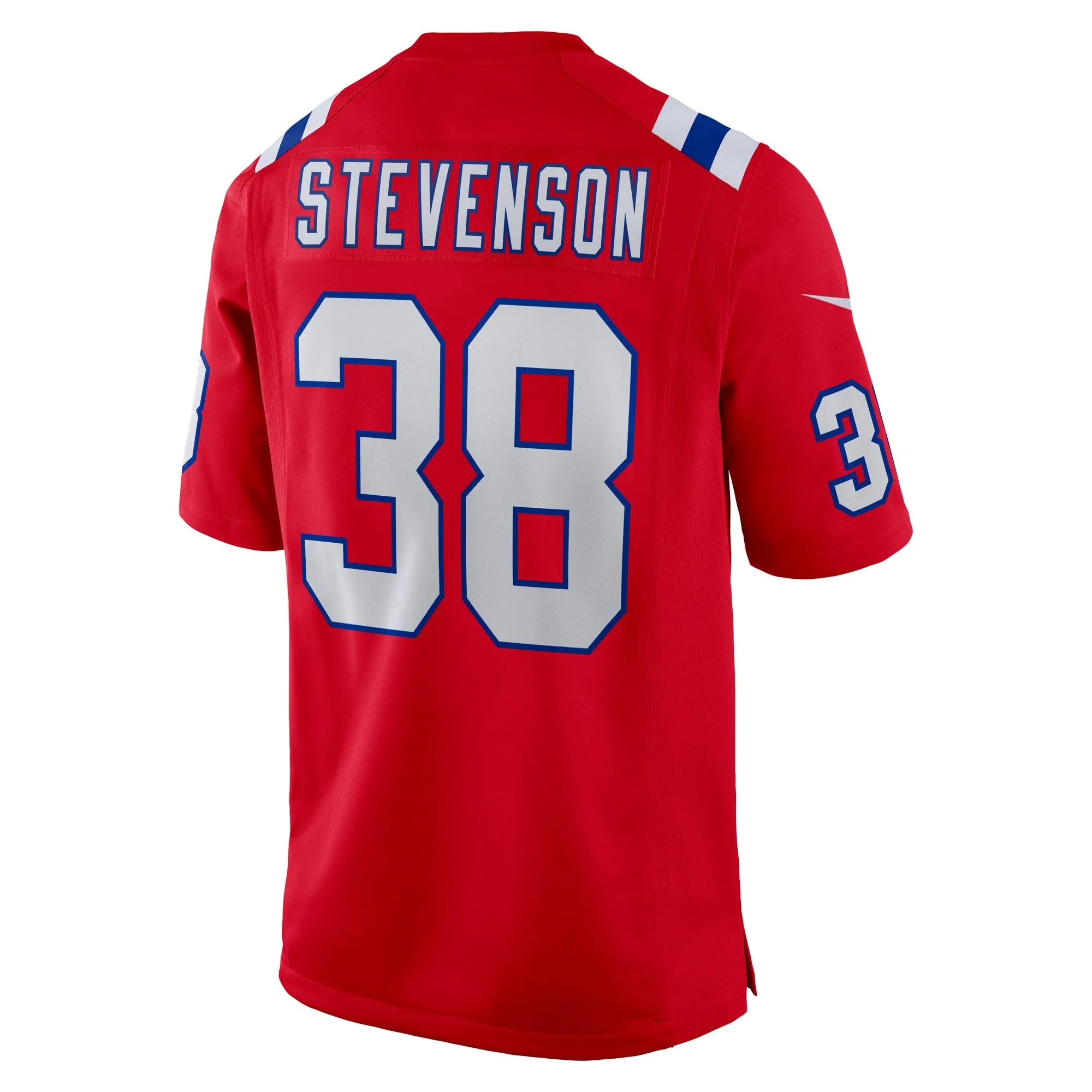 Rhamondre Stevenson New England Patriots  Alternate Game Player Jersey - Red