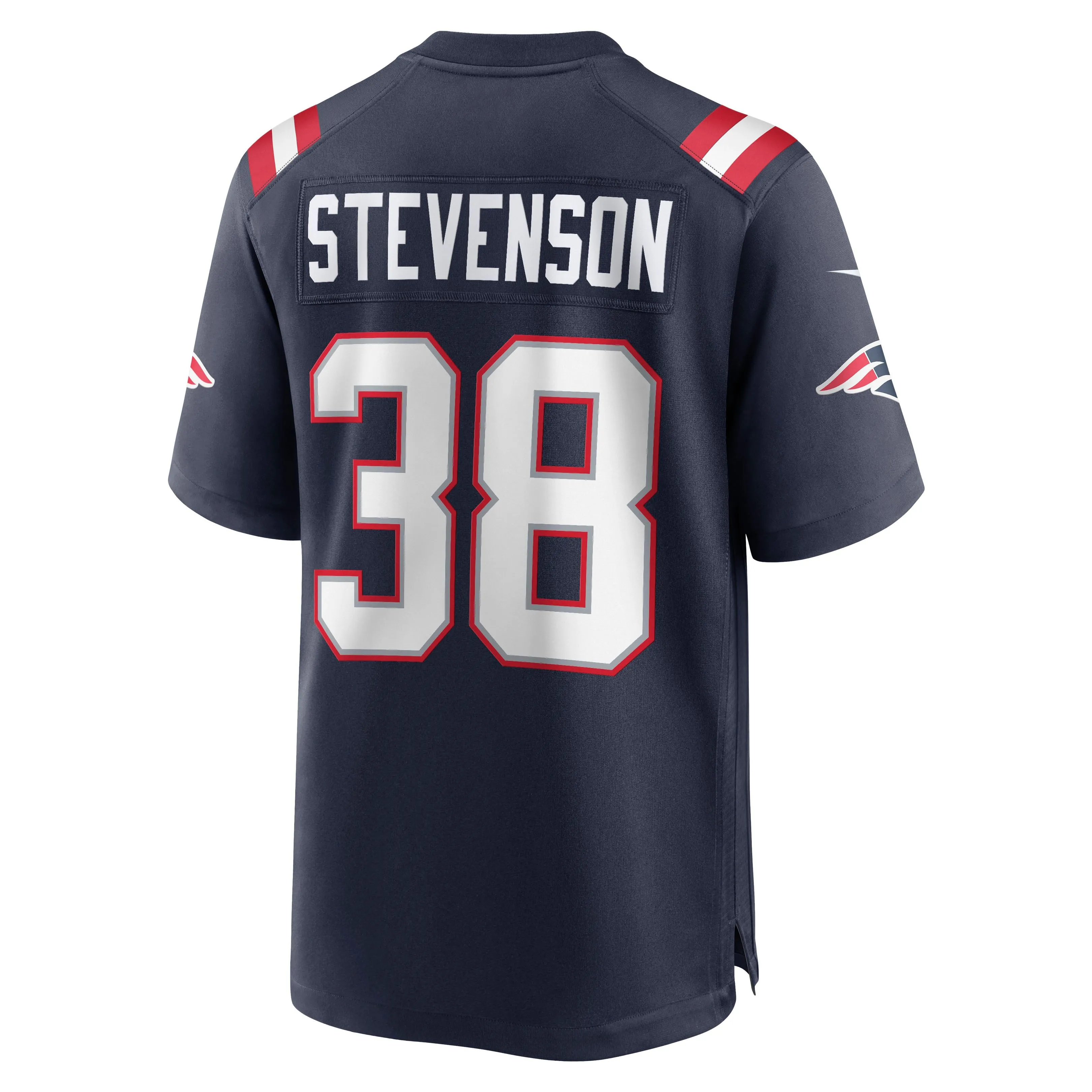 Rhamondre Stevenson New England Patriots  Game Jersey - Navy