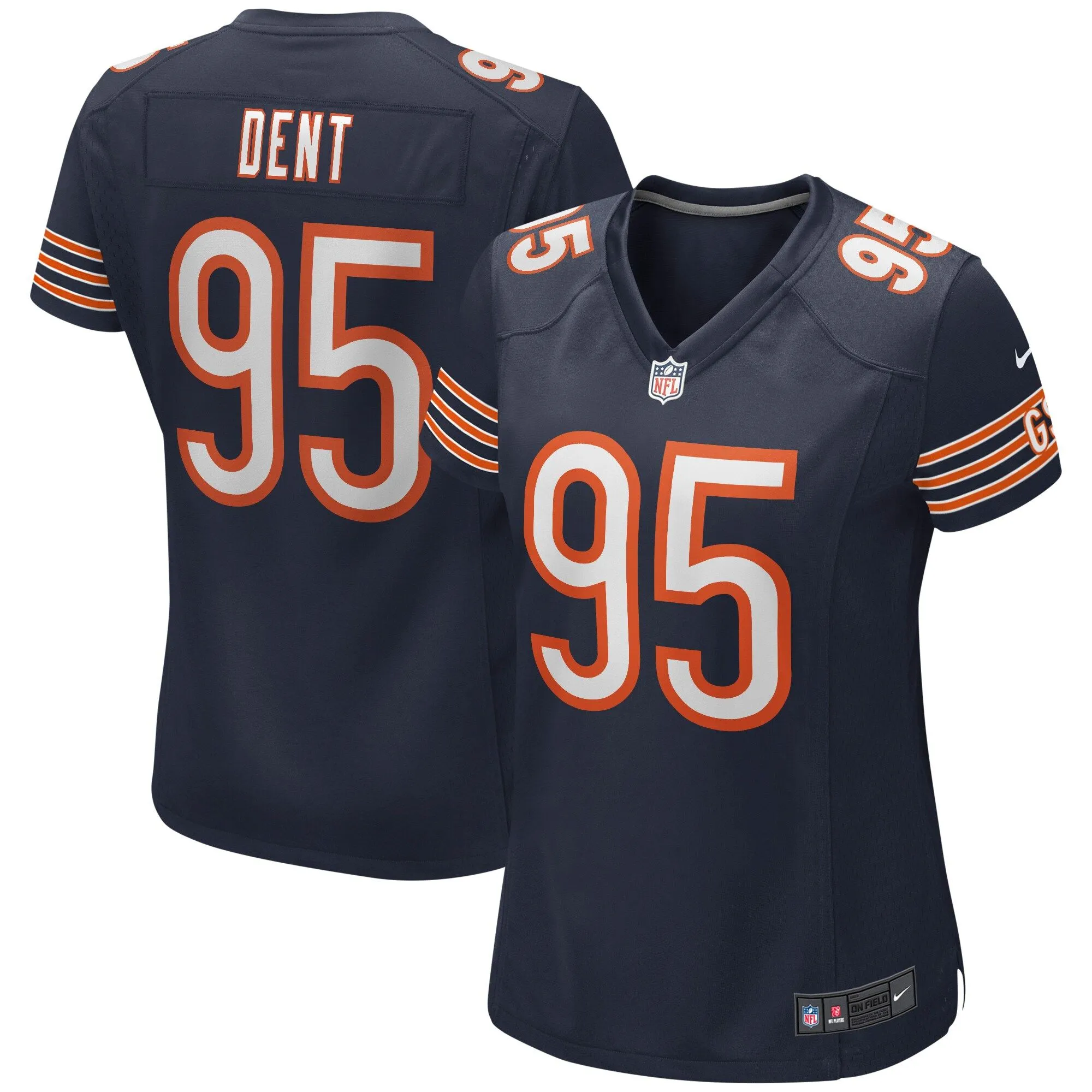 Richard Dent Chicago Bears  Women's Game Retired Player Jersey - Navy