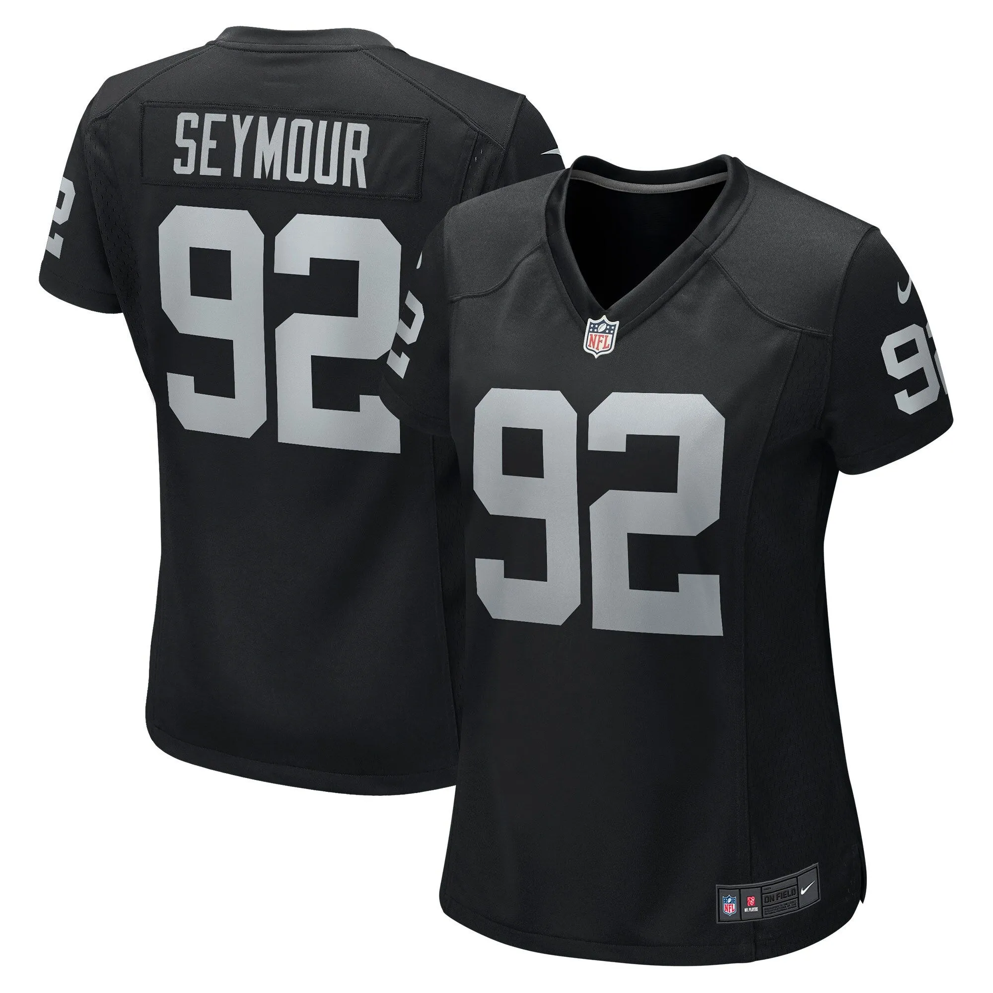 Richard Seymour Las Vegas Raiders  Women's Retired Player Game Jersey - Black