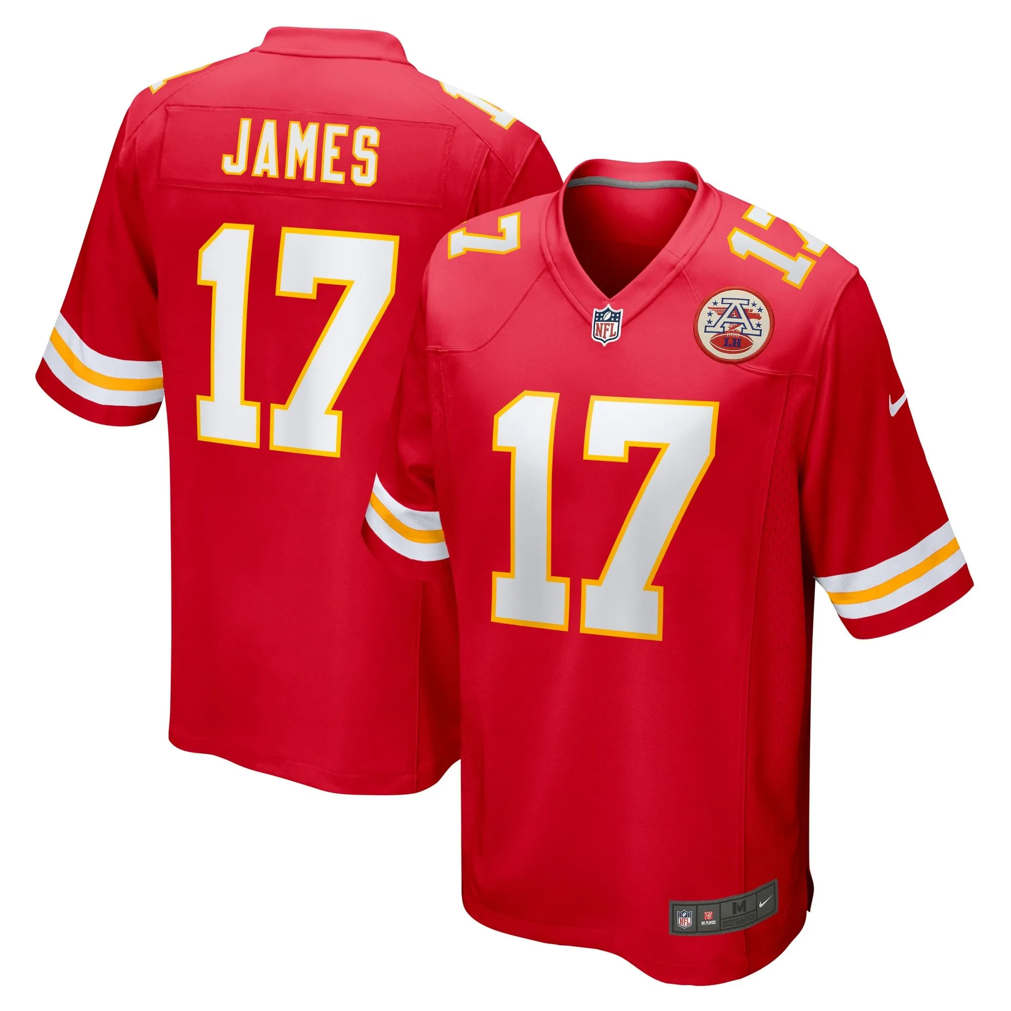 Richie James Kansas City Chiefs  Game Jersey - Red