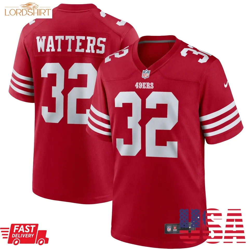 Ricky Watters San Francisco 49Ers  Retired Player Game Jersey   Scarlet