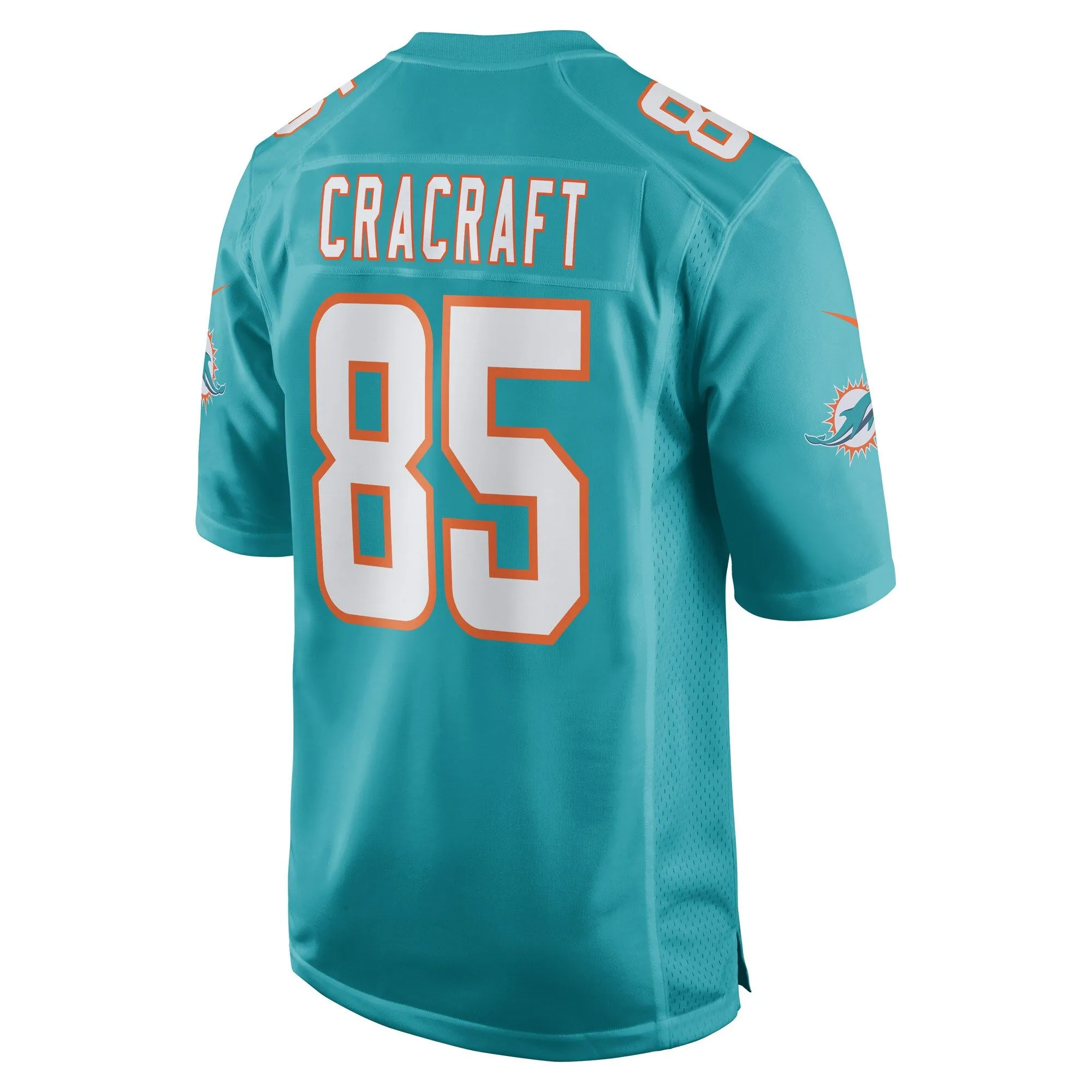 River Cracraft Miami Dolphins  Game Player Jersey - Aqua