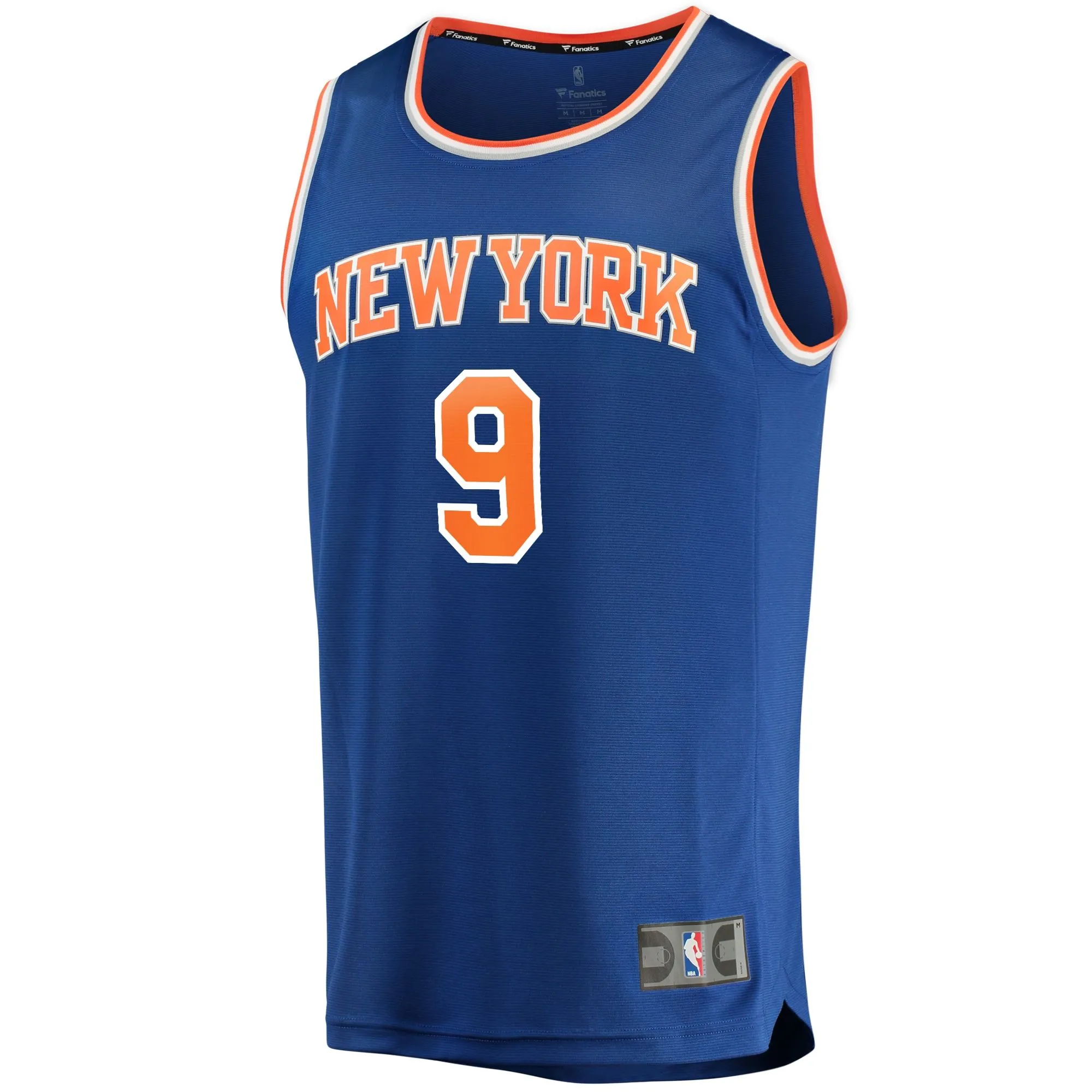 RJ Barrett New York Knicks Fanatics Branded Fast Break Replica Jersey Royal - Icon Edition