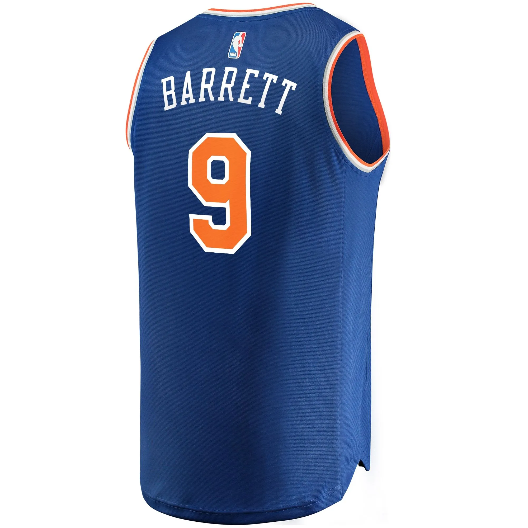 RJ Barrett New York Knicks Fanatics Branded Fast Break Replica Jersey Royal - Icon Edition