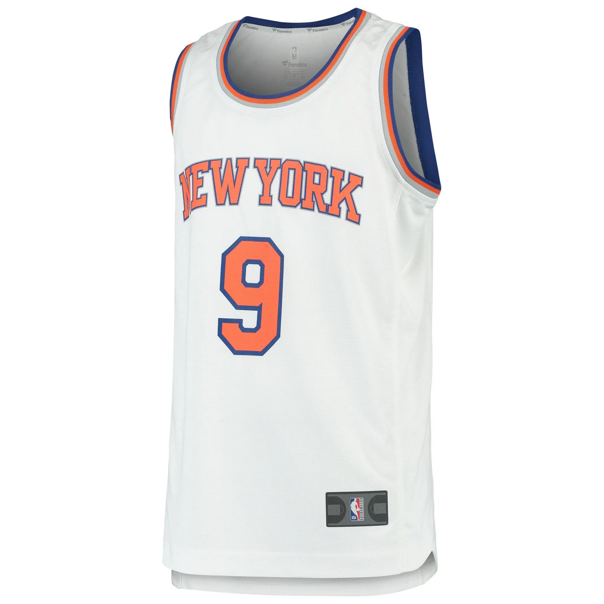 RJ Barrett New York Knicks Fanatics Branded Youth 2019 NBA Draft First Round Pick Fast Break Replica Jersey - Association Edition - White