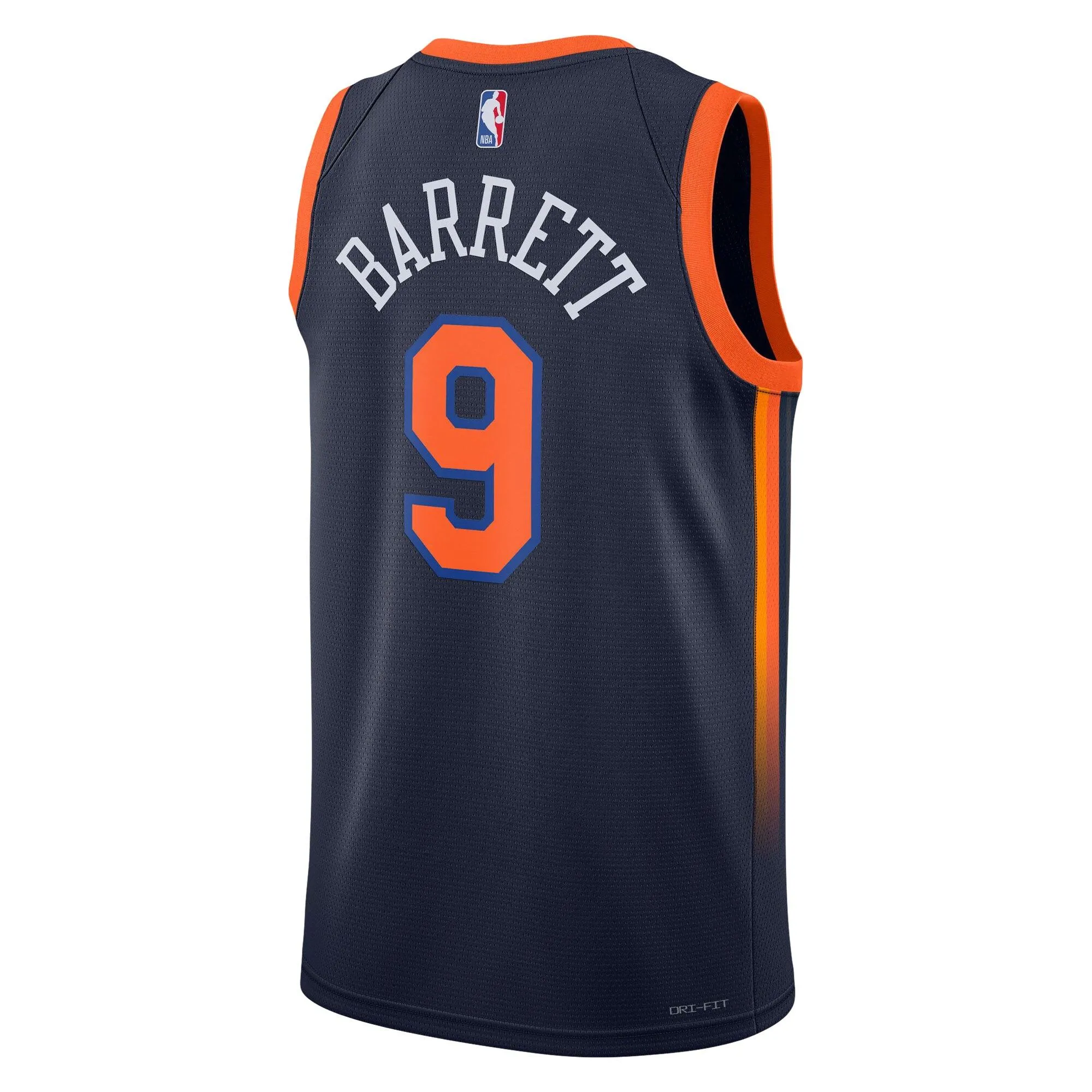 RJ Barrett New York Knicks Jordan Brand Unisex Swingman Jersey - Statement Edition - Navy