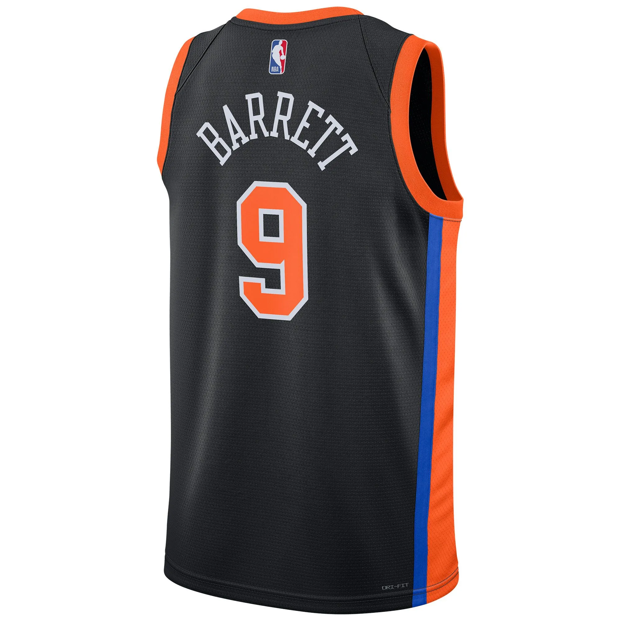 RJ Barrett New York Knicks  Unisex 2022/23 Swingman Jersey - City Edition - Black