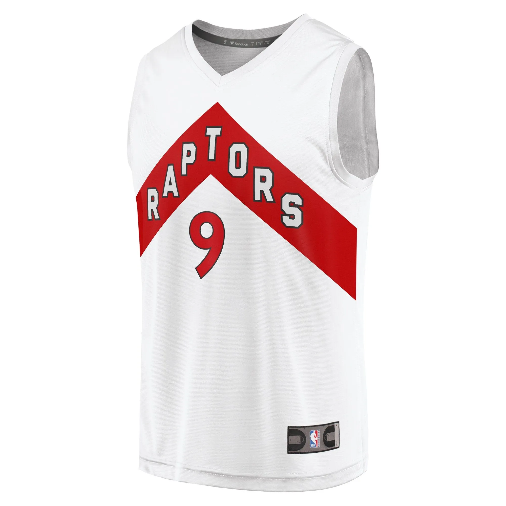 RJ Barrett Toronto Raptors Fanatics Branded Youth Fast Break Player Jersey - Association Edition - White