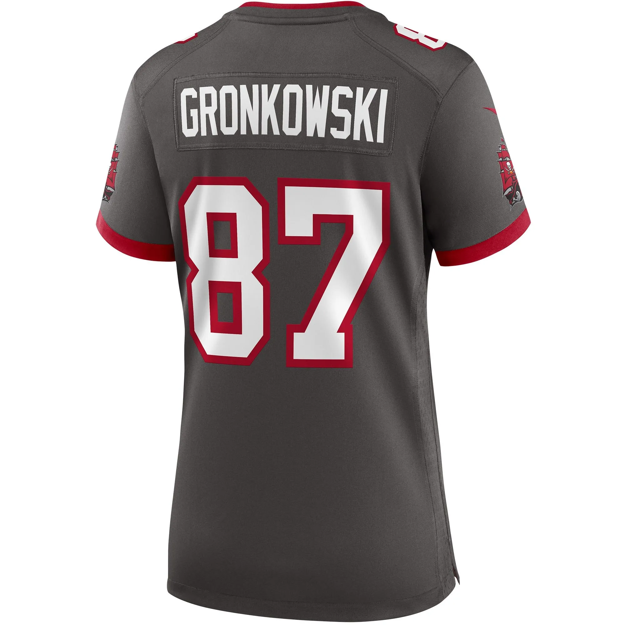 Rob Gronkowski Tampa Bay Buccaneers  Women's Alternate Game Jersey - Pewter