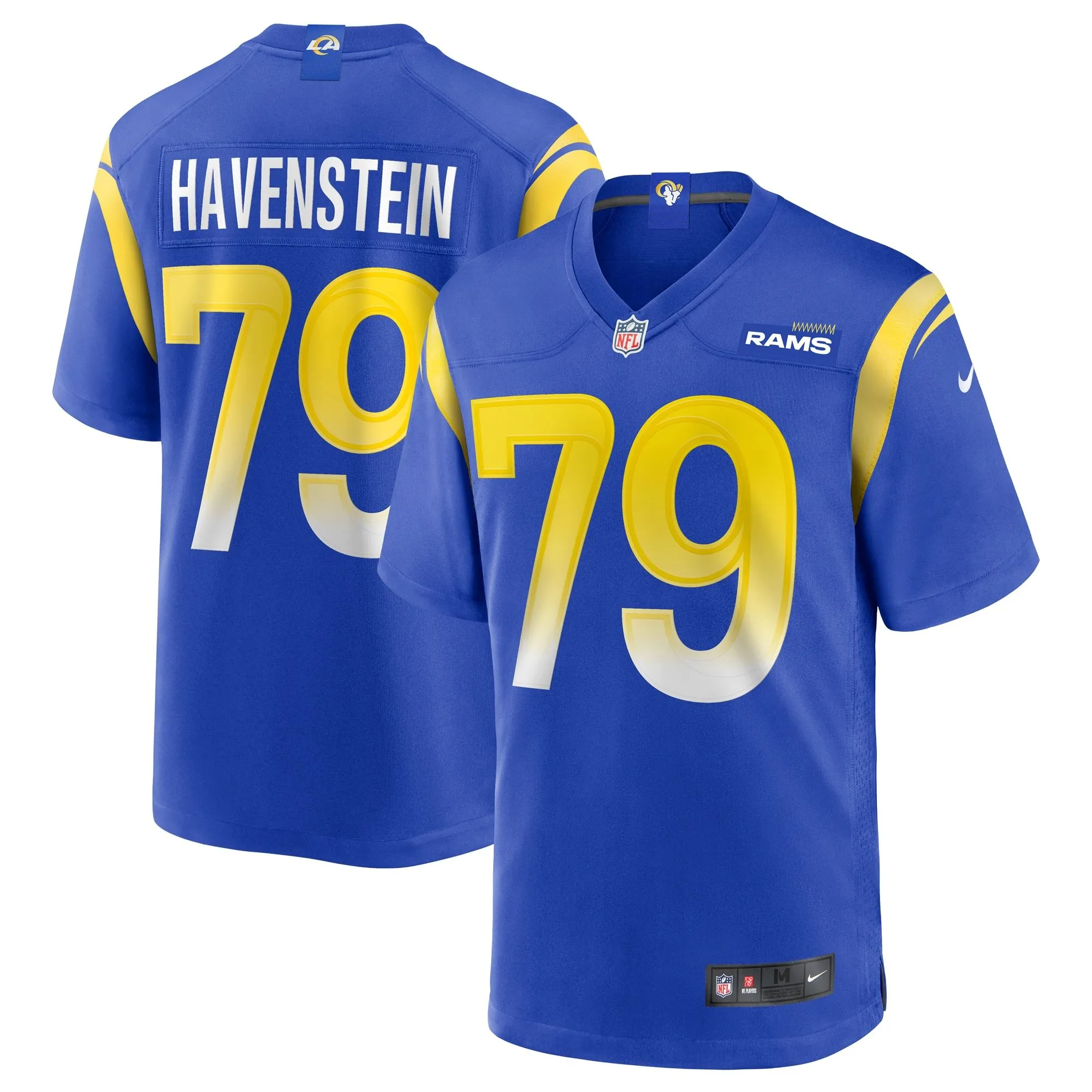 Rob Havenstein Los Angeles Rams  Game Jersey - Royal