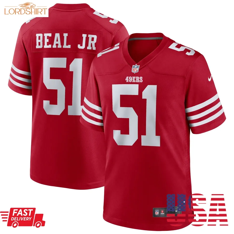 Robert Beal Jr San Francisco 49Ers   Game Jersey    Scarlet