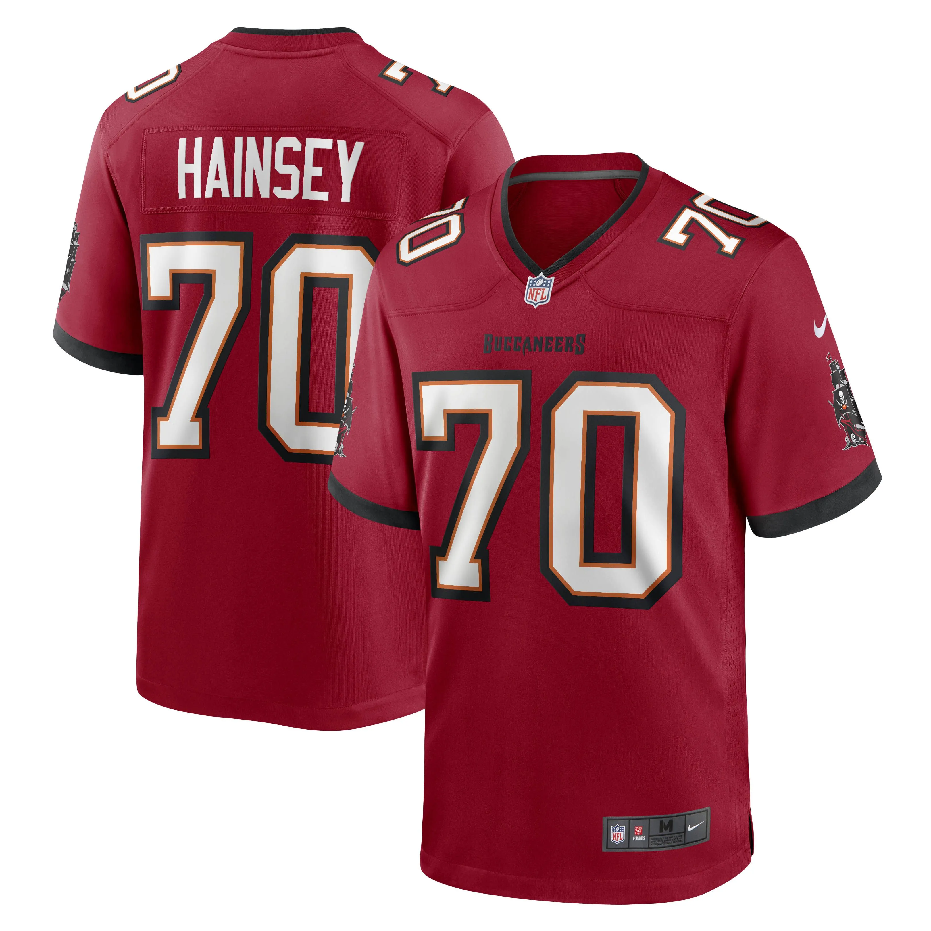 Robert Hainsey Tampa Bay Buccaneers  Game Jersey - Red