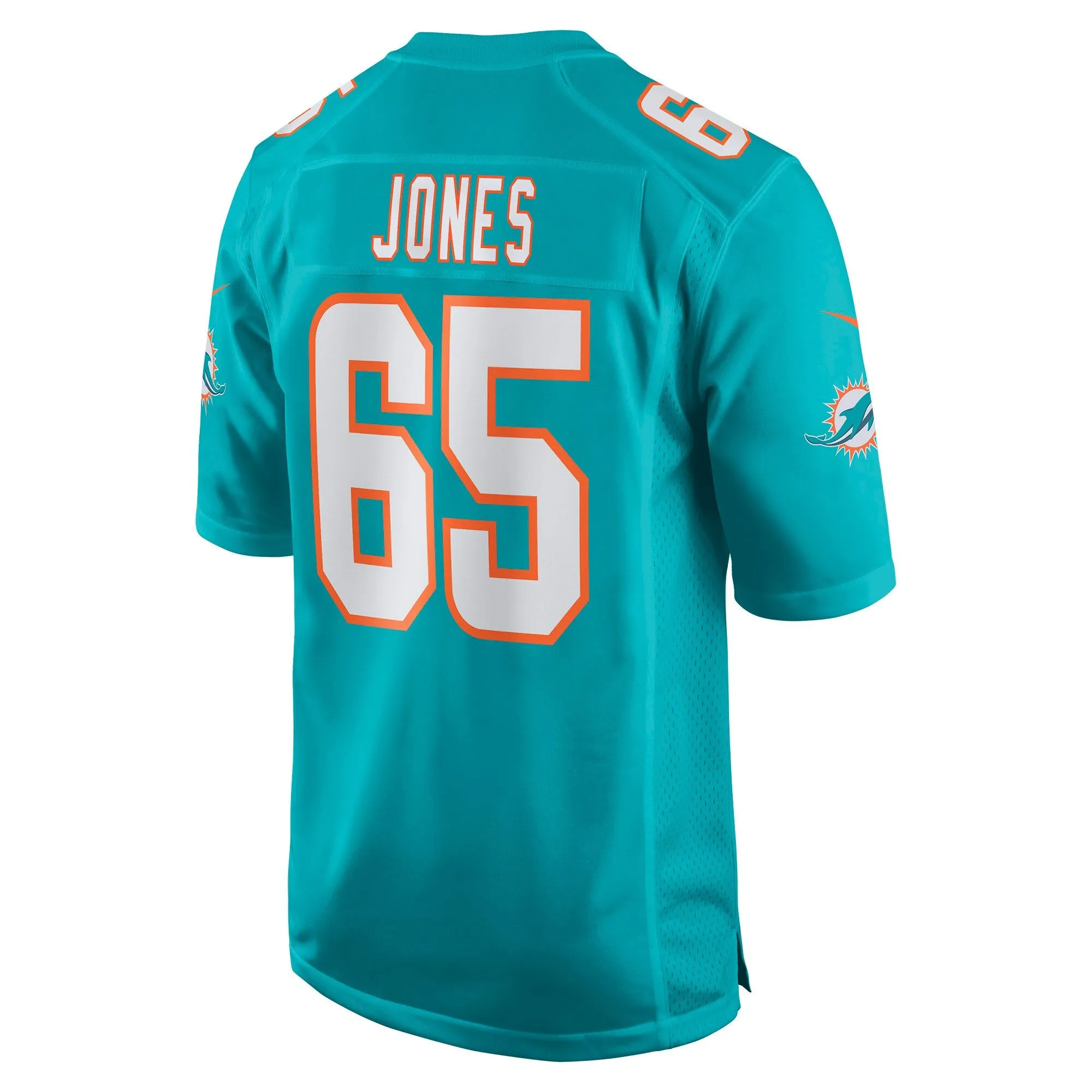 Robert Jones Miami Dolphins  Game Jersey - Aqua