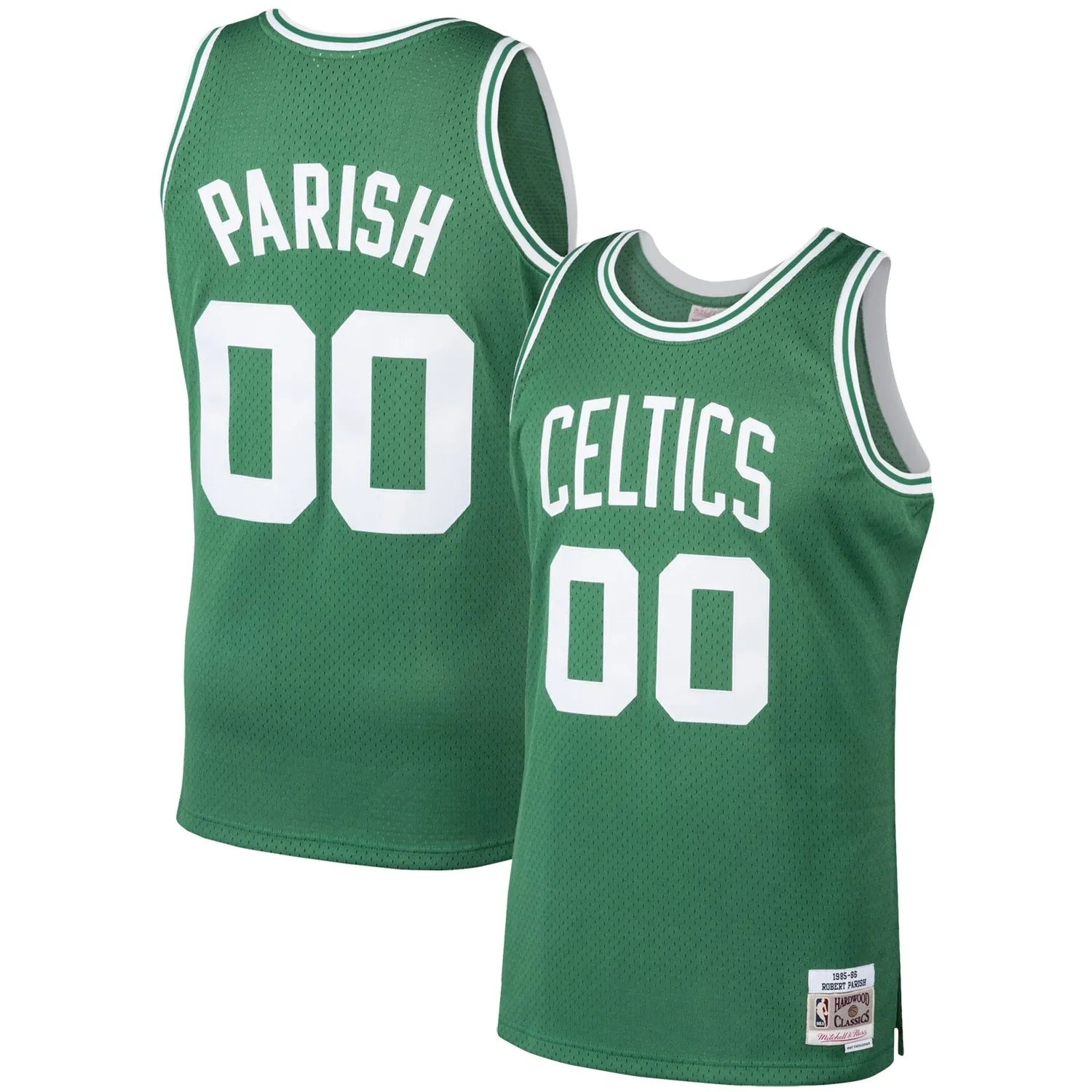 Robert Parish Boston Celtics Mitchell & Ness 1985/86 Hardwood Classics Swingman Jersey - Kelly Green