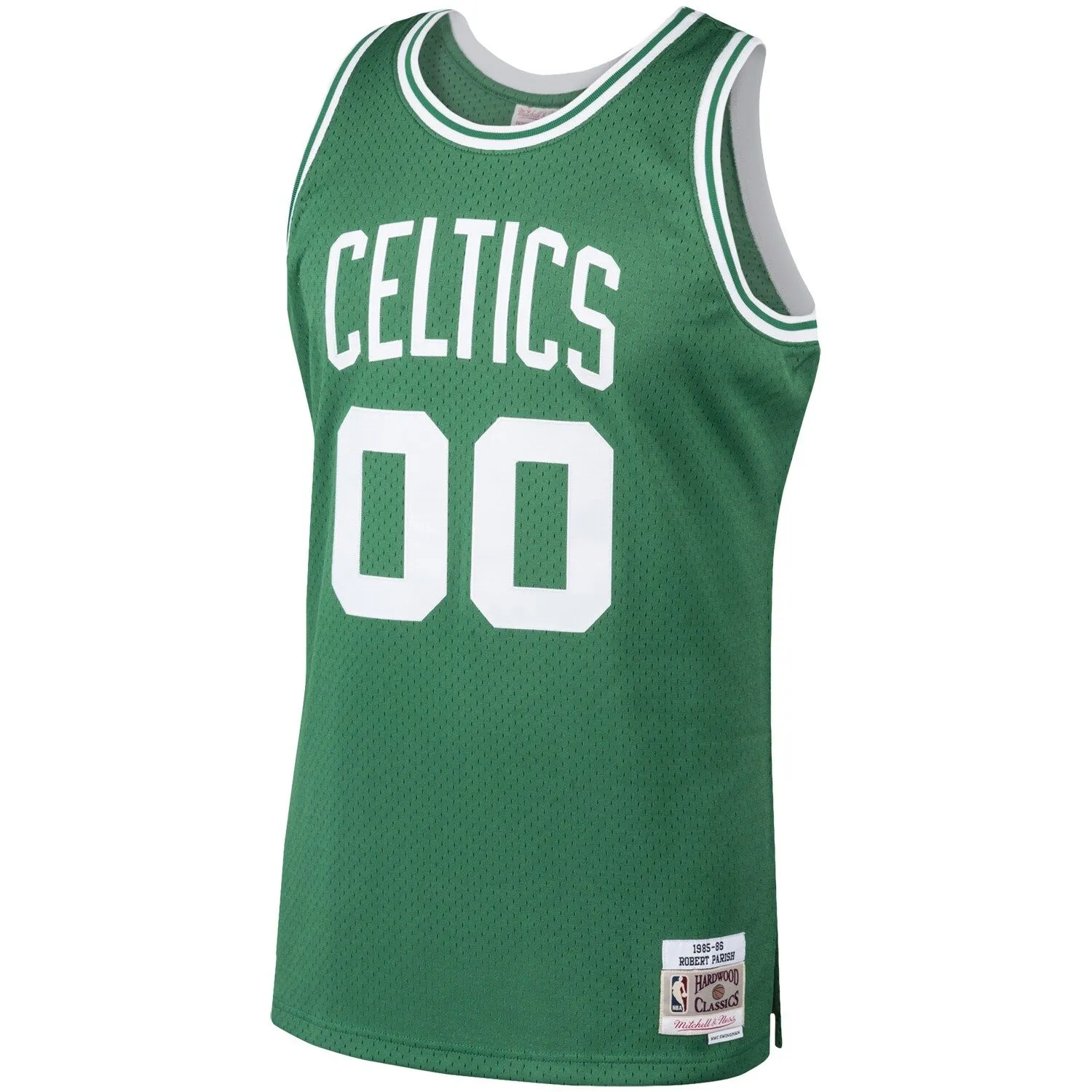 Robert Parish Boston Celtics Mitchell & Ness 1985/86 Hardwood Classics Swingman Jersey - Kelly Green