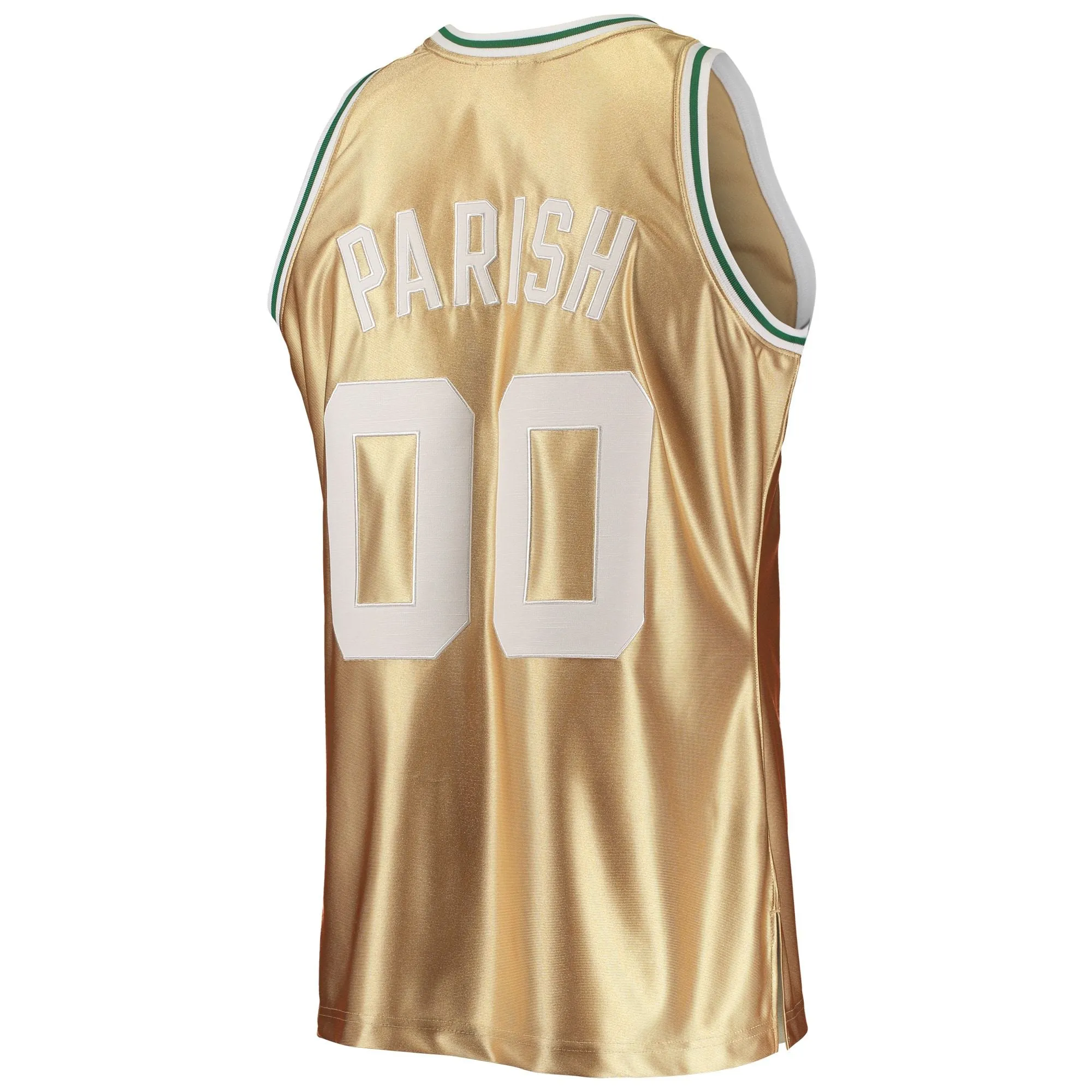 Robert Parish Boston Celtics Mitchell & Ness 75th Anniversary 1985/86 Hardwood Classics Swingman Jersey - Gold