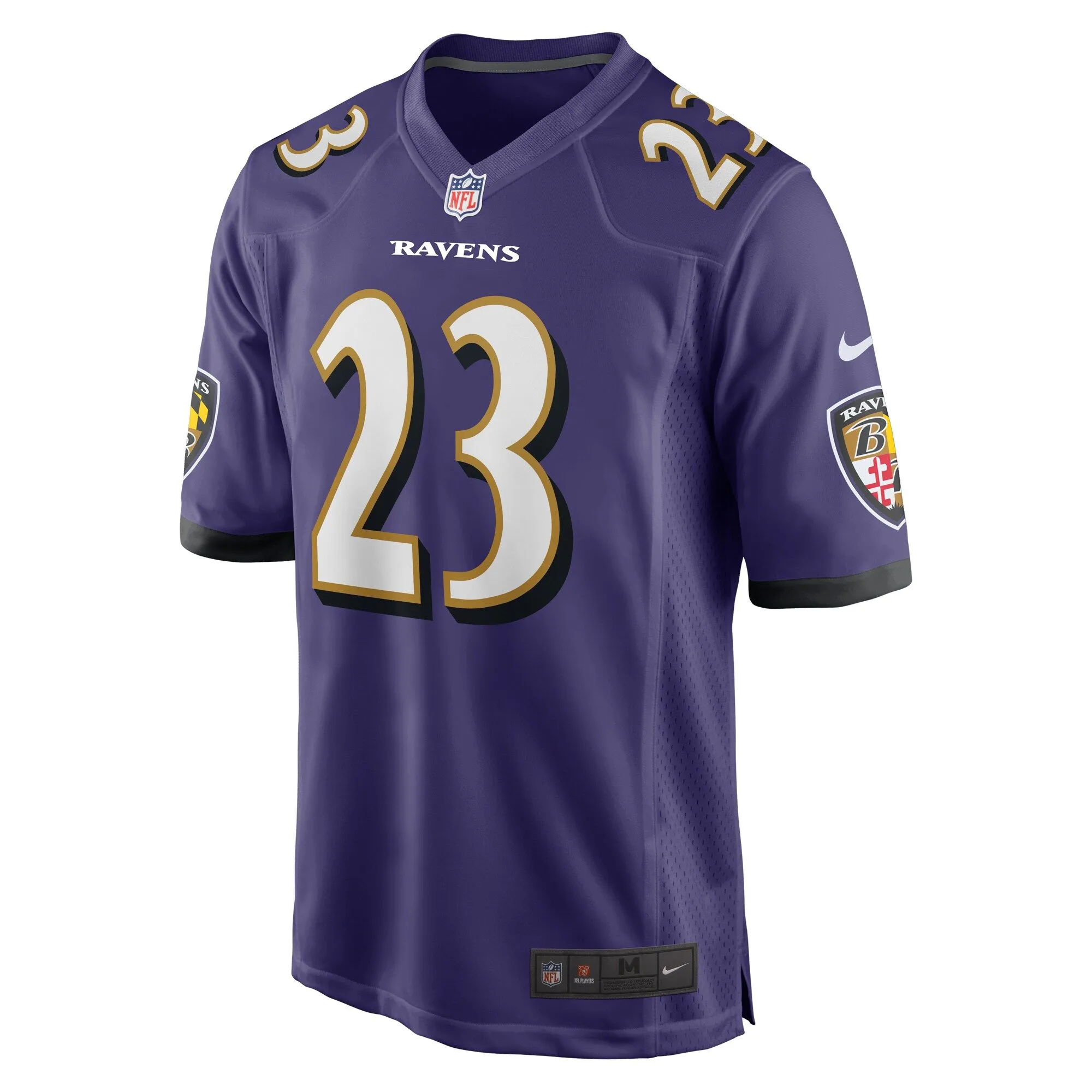 Rock Ya-Sin Baltimore Ravens   Game Jersey -  Purple