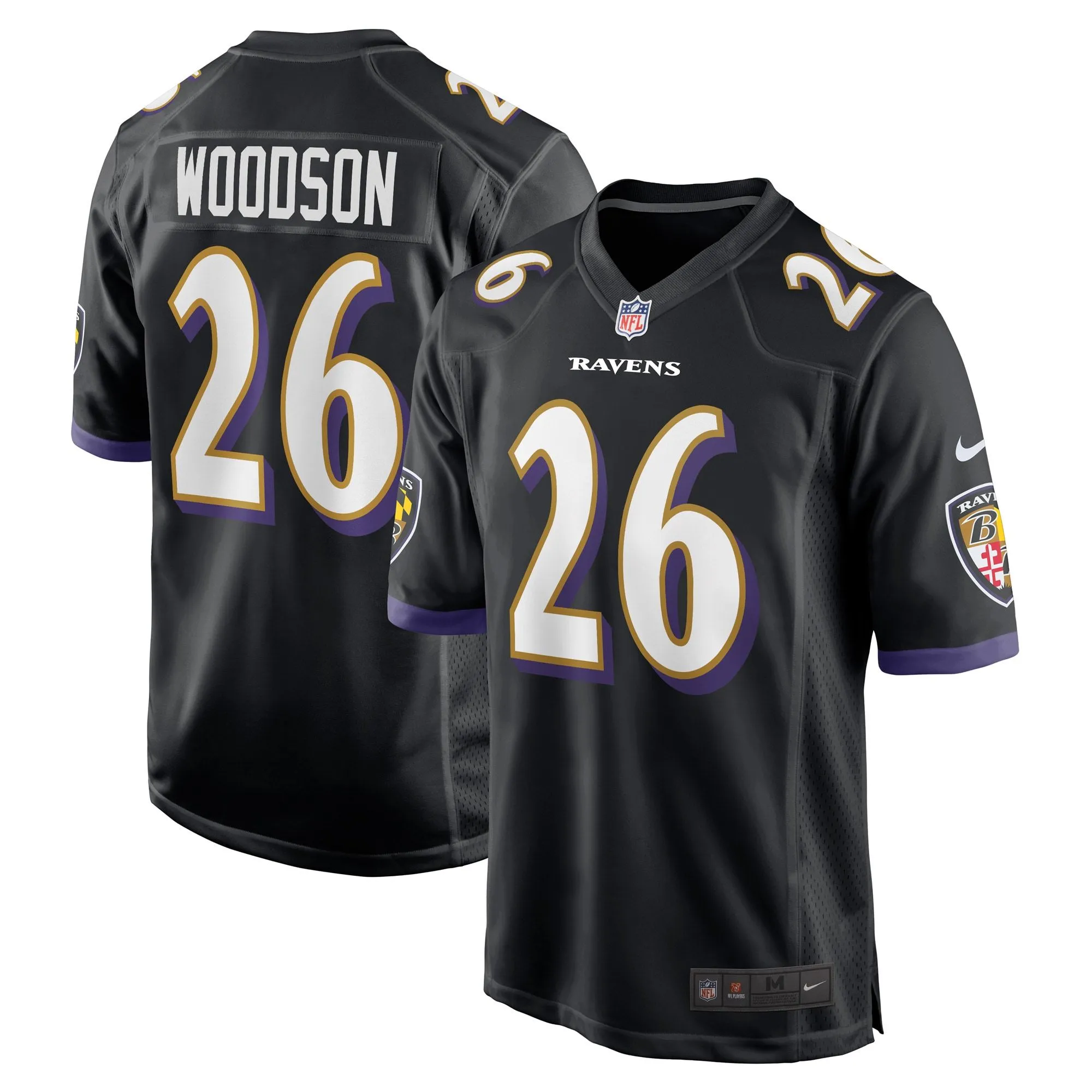 Rod Woodson Baltimore Ravens  Retired Player Jersey - Black