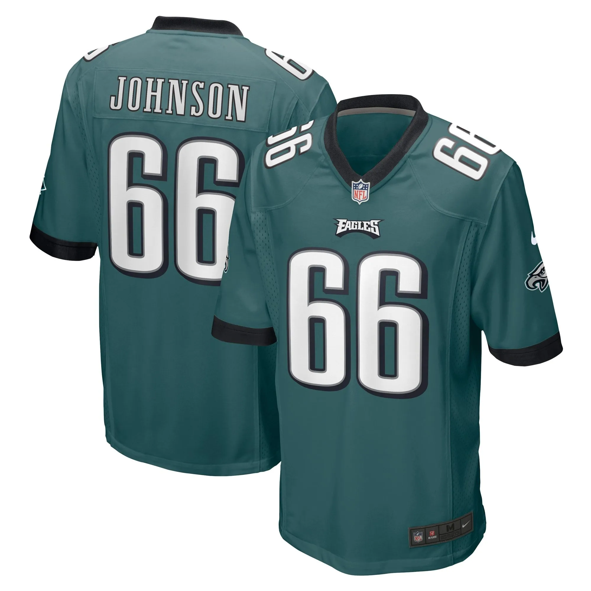 Roderick Johnson Philadelphia Eagles   Game Jersey - Midnight Green