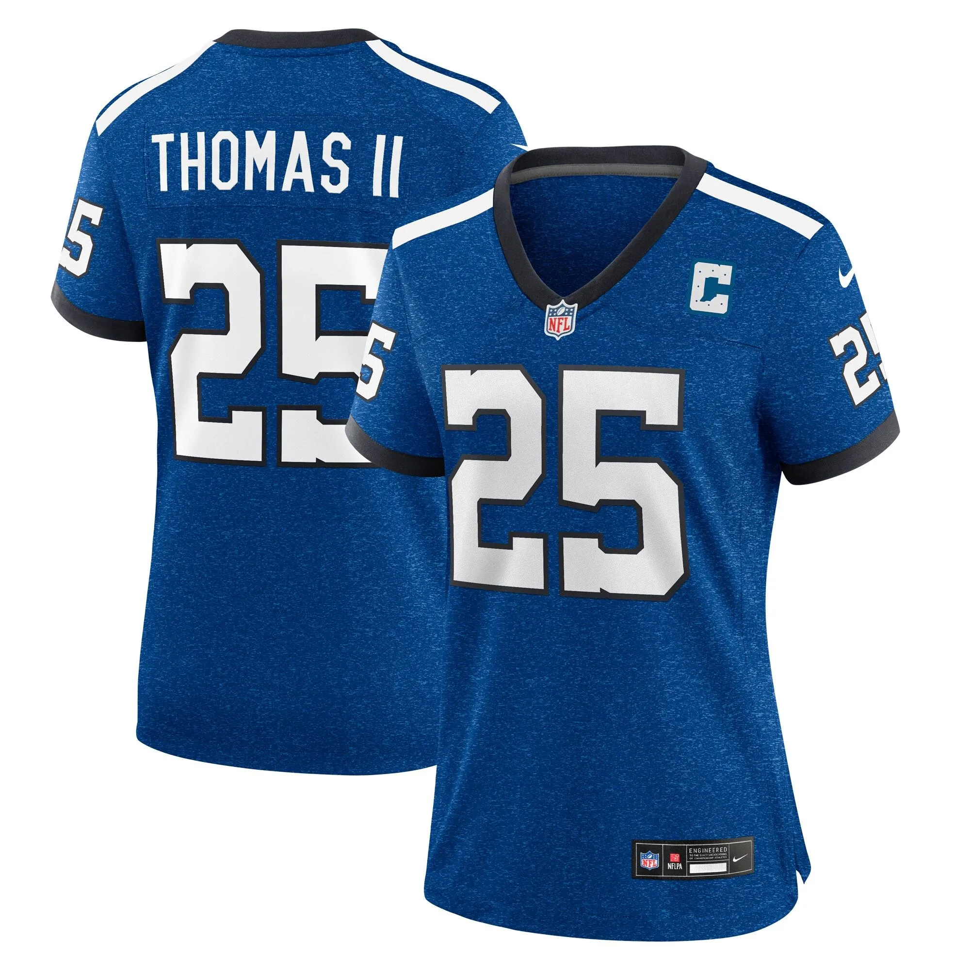 Rodney Thomas II Indianapolis Colts  Women's Indiana Nights Alternate Game Jersey - Royal