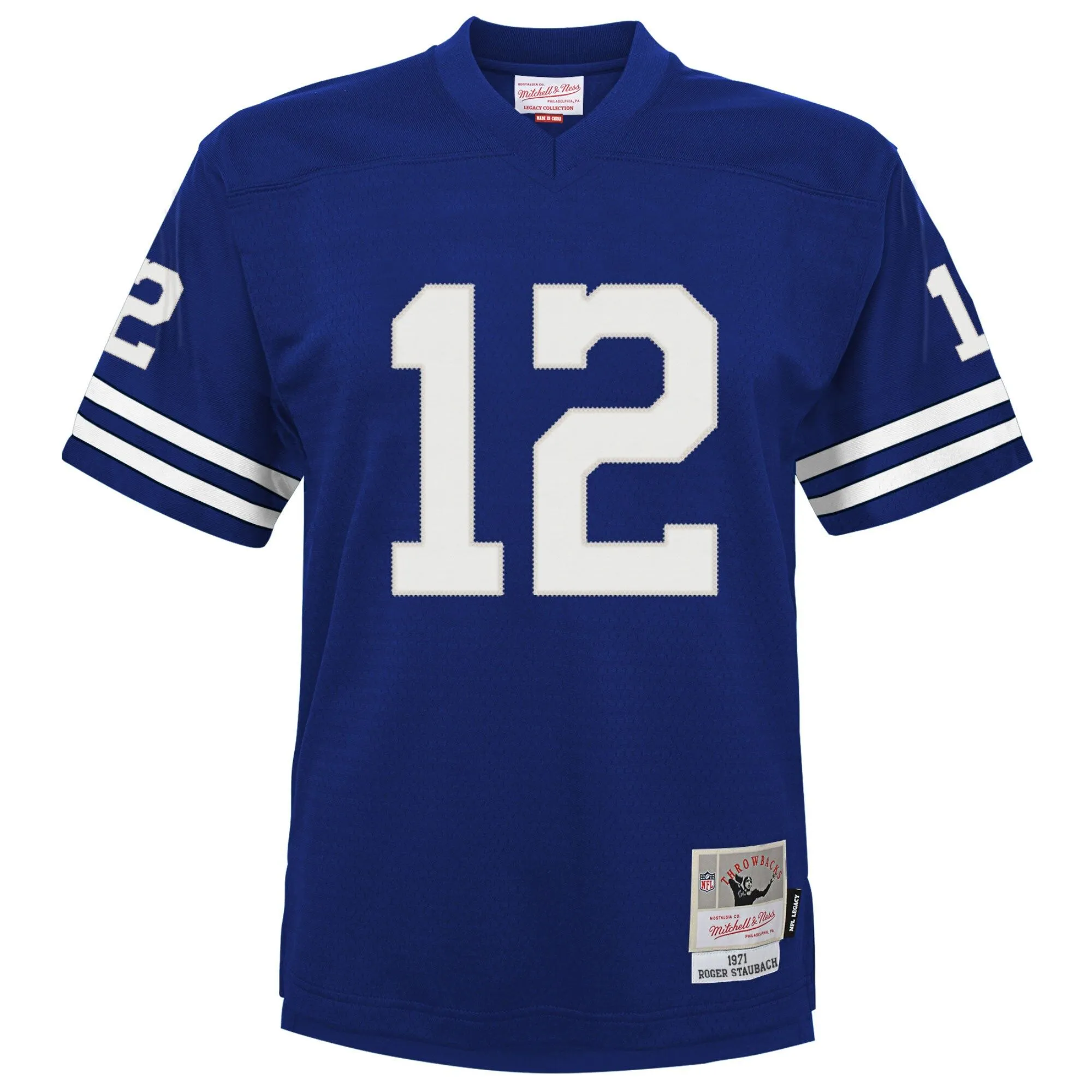 Roger Staubach Dallas Cowboys Mitchell & Ness Infant 1971 Retired Legacy Jersey - Navy