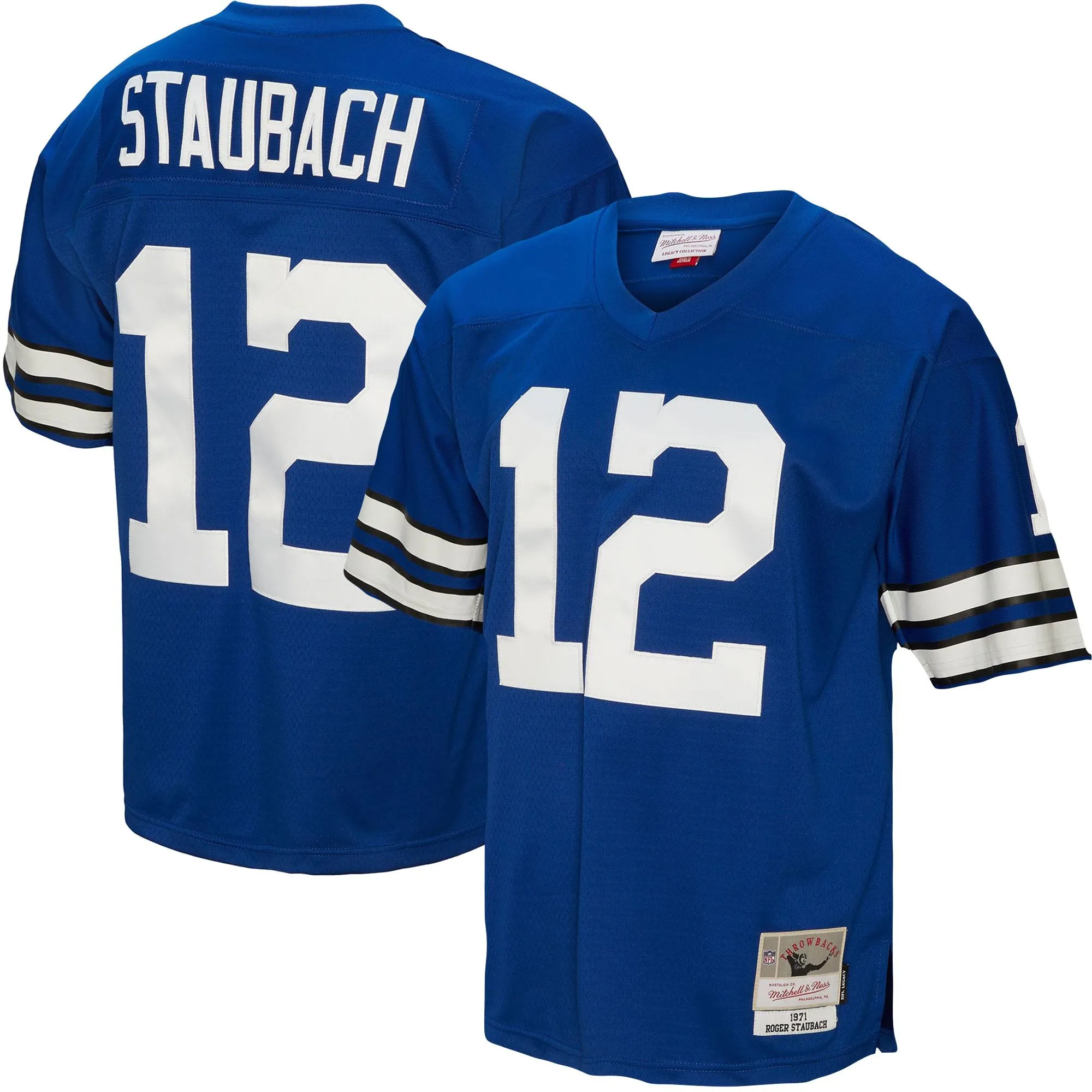 Roger Staubach Dallas Cowboys Mitchell & Ness Legacy Replica Jersey - Royal