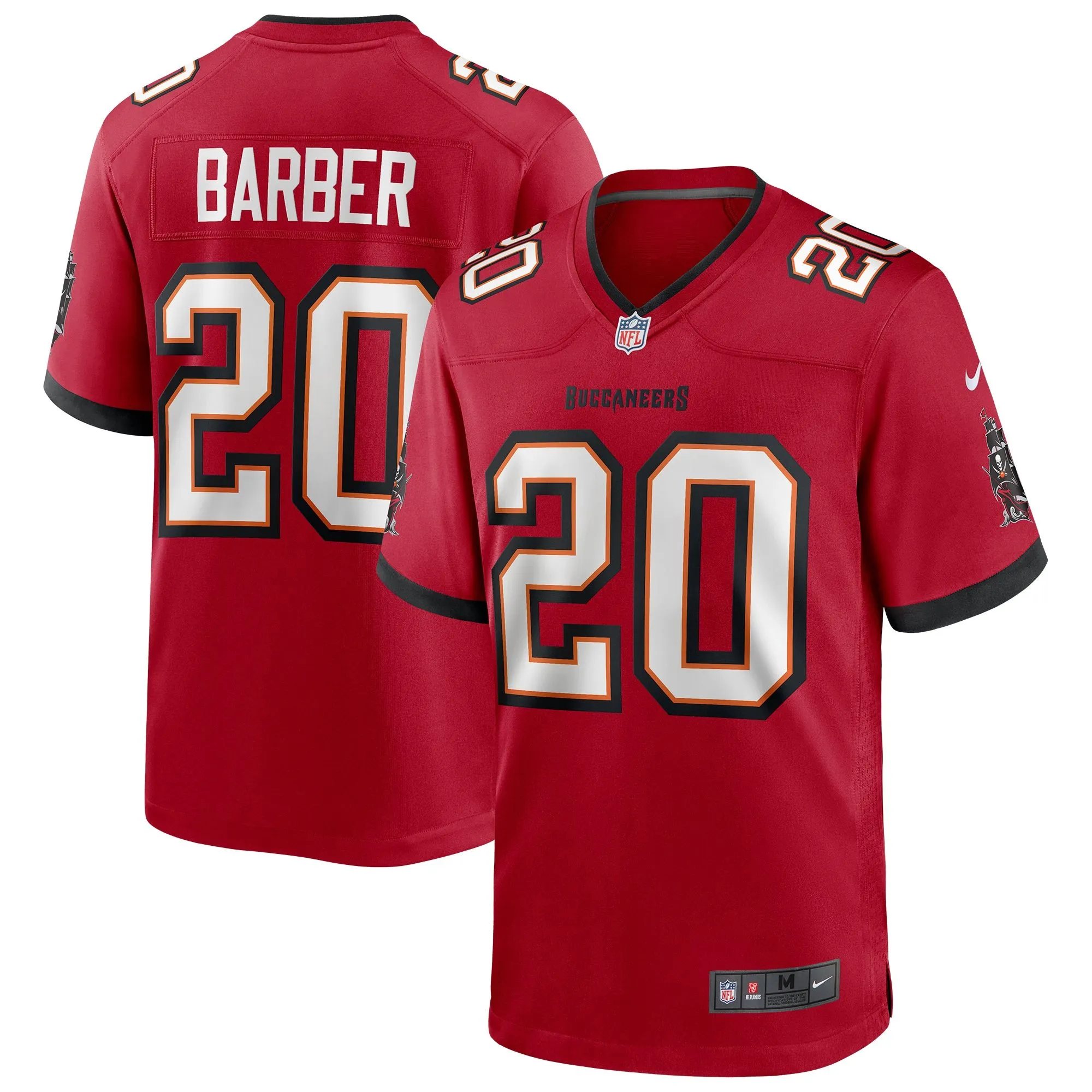 Ronde Barber Tampa Bay Buccaneers  Game Retired Player Jersey - Red