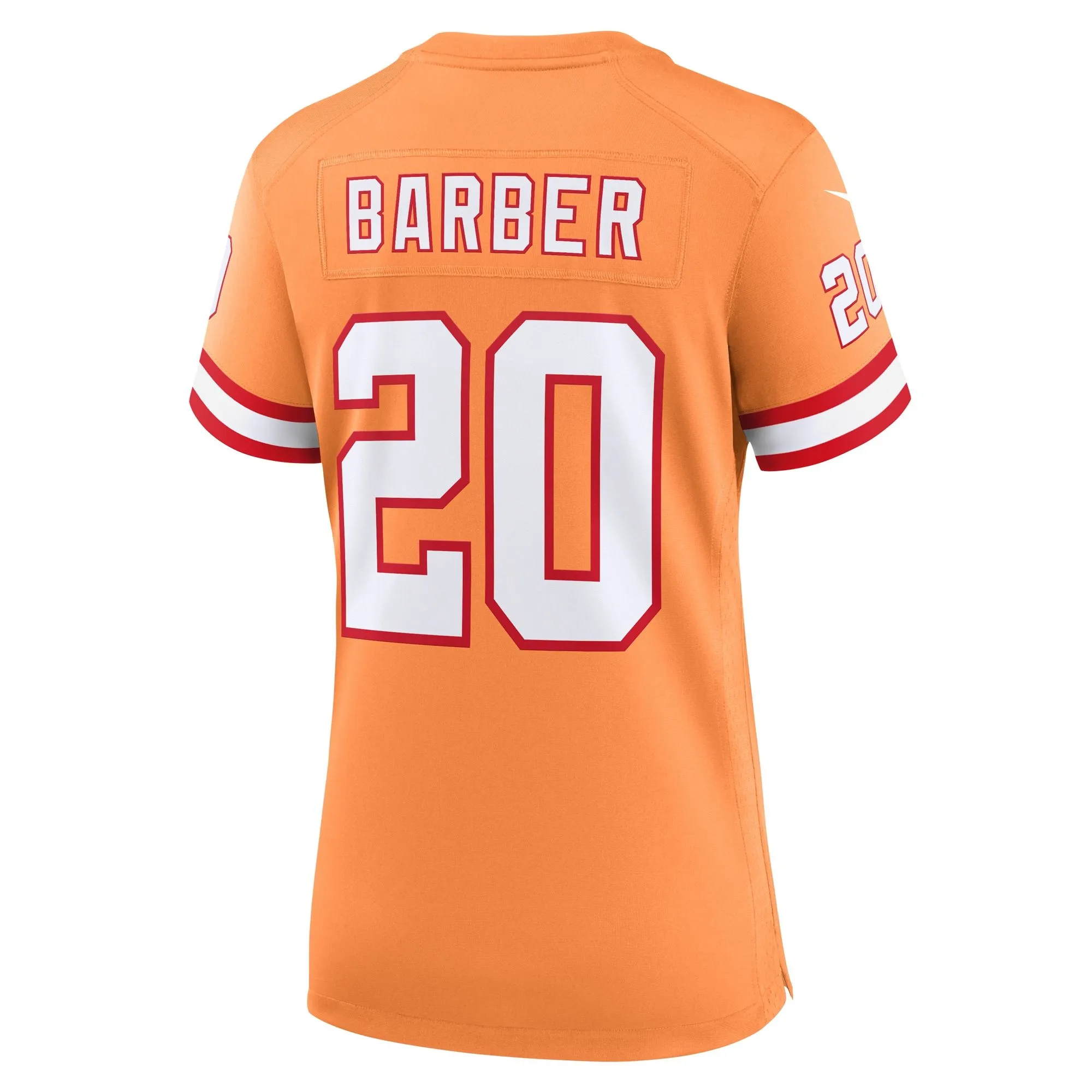 Ronde Barber Tampa Bay Buccaneers  Women's Throwback Game Jersey - Orange