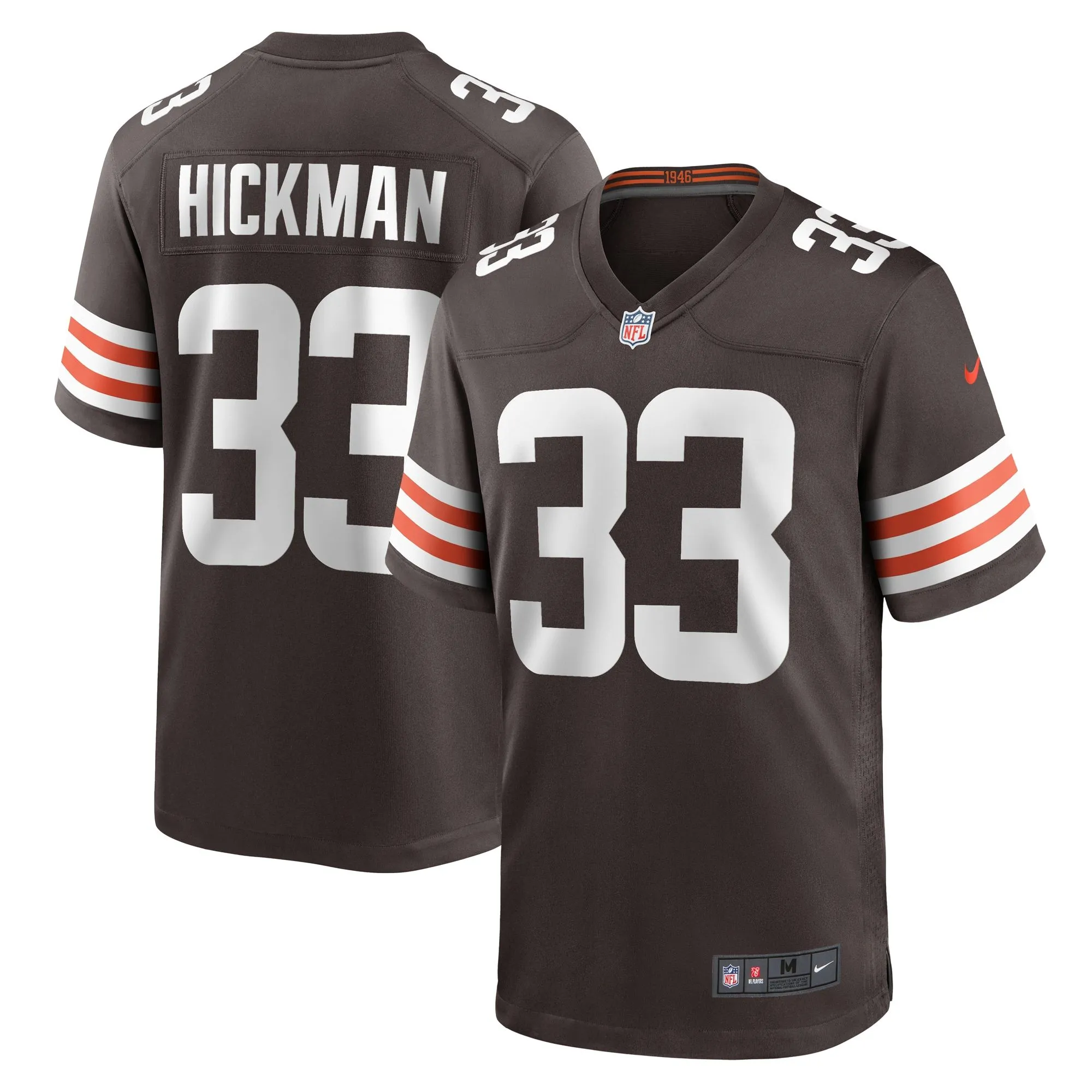 Ronnie Hickman Cleveland Browns  Team Game Jersey -  Brown