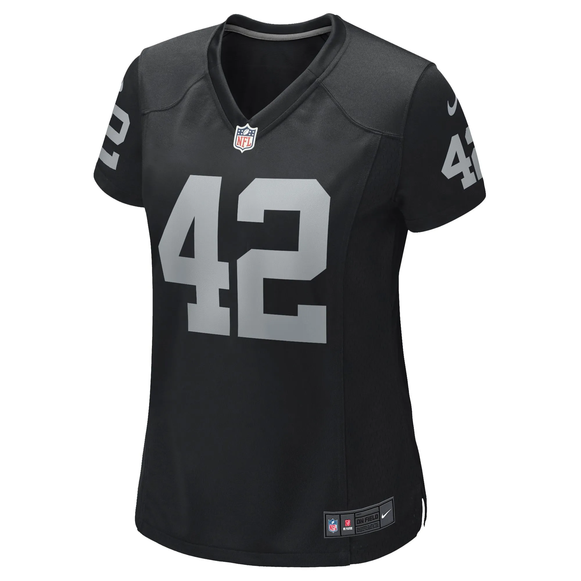 Ronnie Lott Las Vegas Raiders  Women's Game Retired Player Jersey - Black