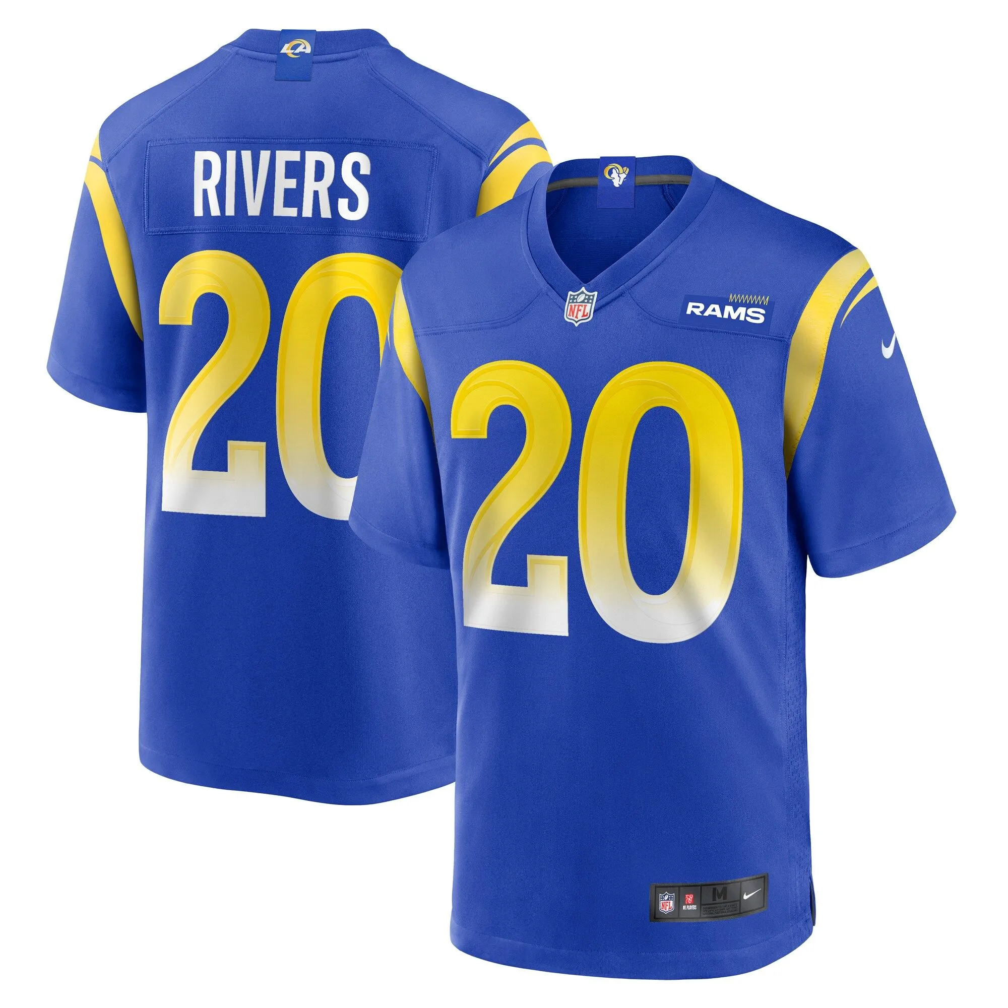 Ronnie Rivers Los Angeles Rams  Team Game Jersey -  Royal