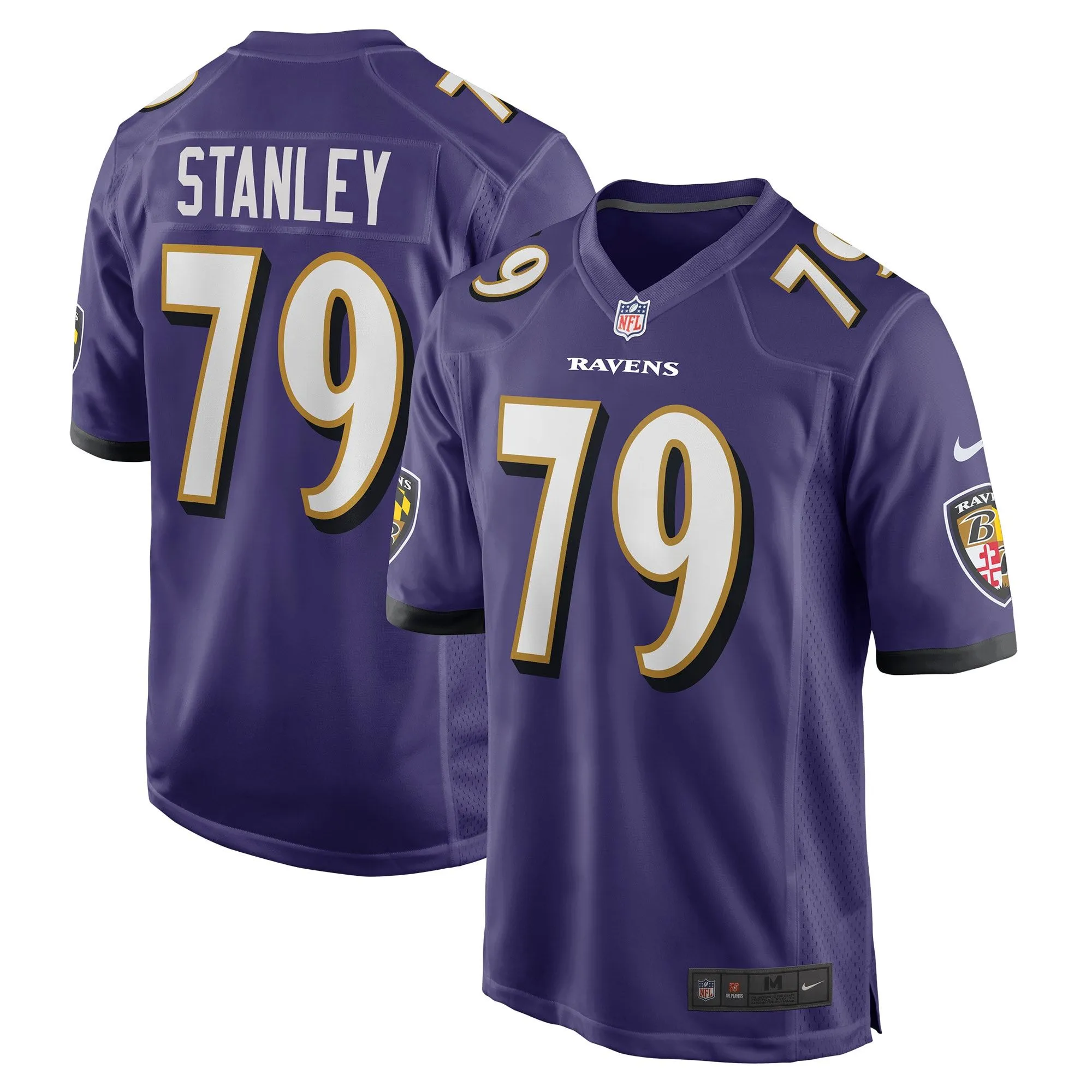 Ronnie Stanley Baltimore Ravens  Game Jersey - Purple