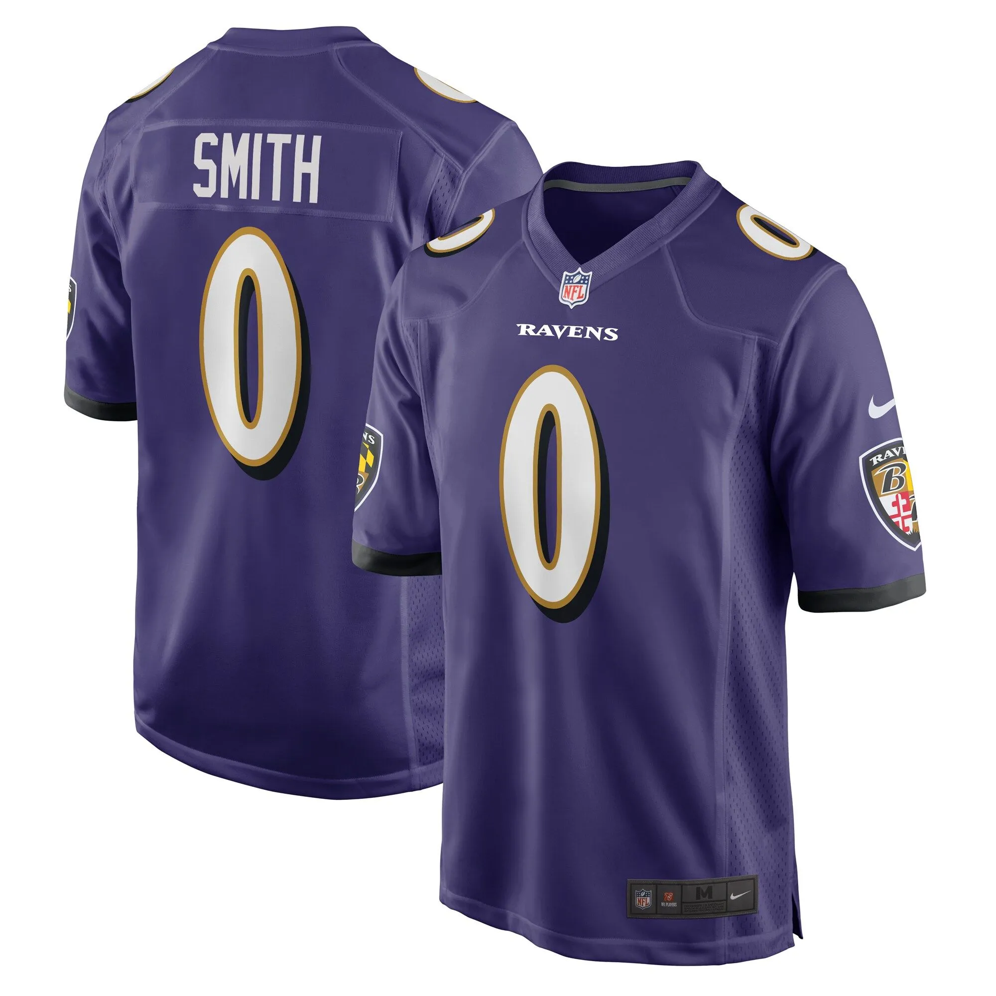 Roquan Smith Baltimore Ravens  Team Game Jersey - Purple