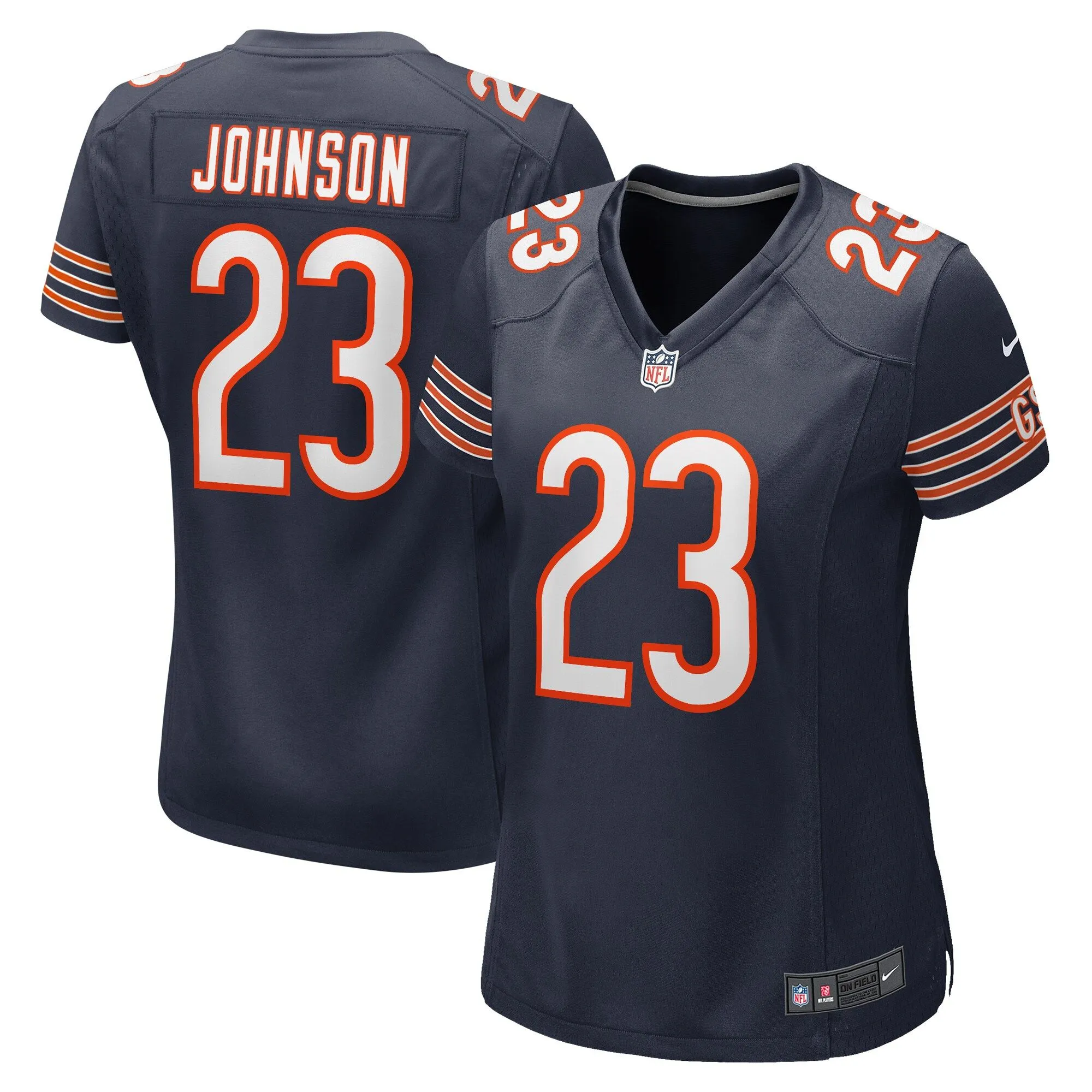 Roschon Johnson Chicago Bears  Women's Team Game Jersey -  Navy