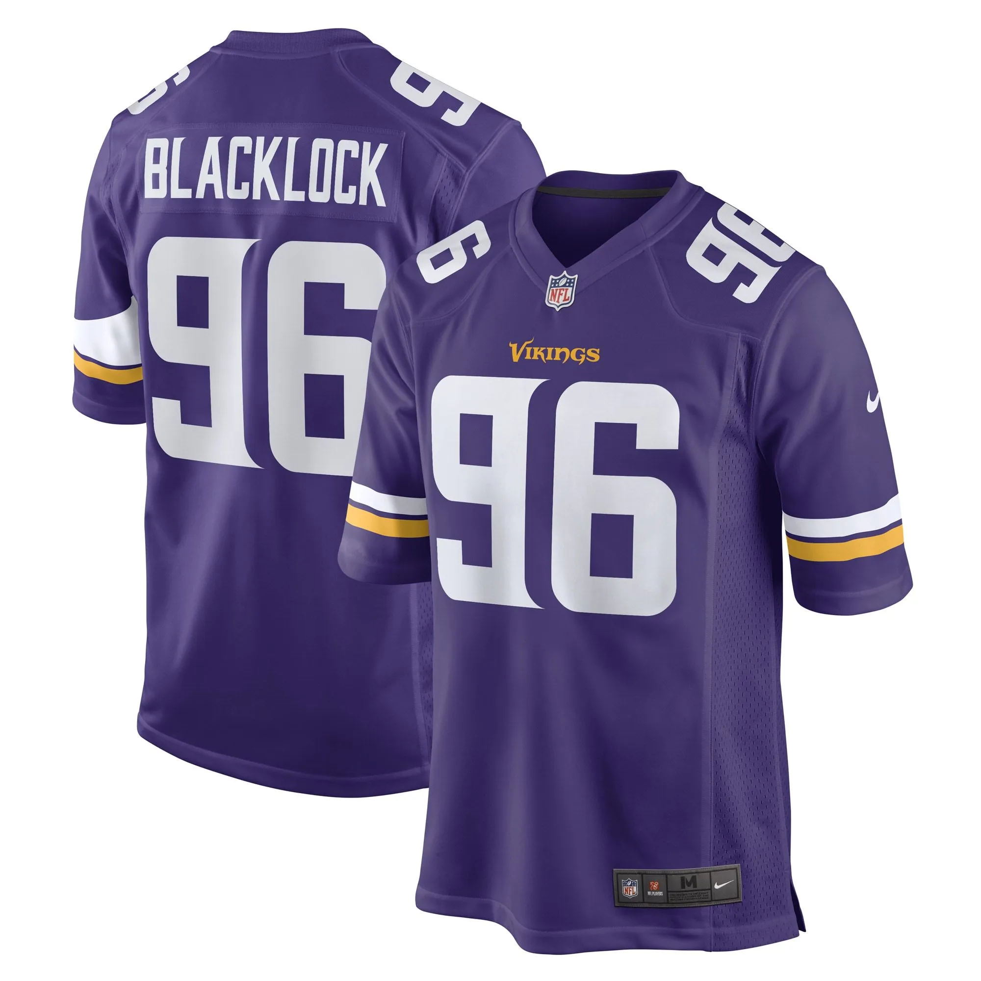 Ross Blacklock Minnesota Vikings  Game Player Jersey - Purple