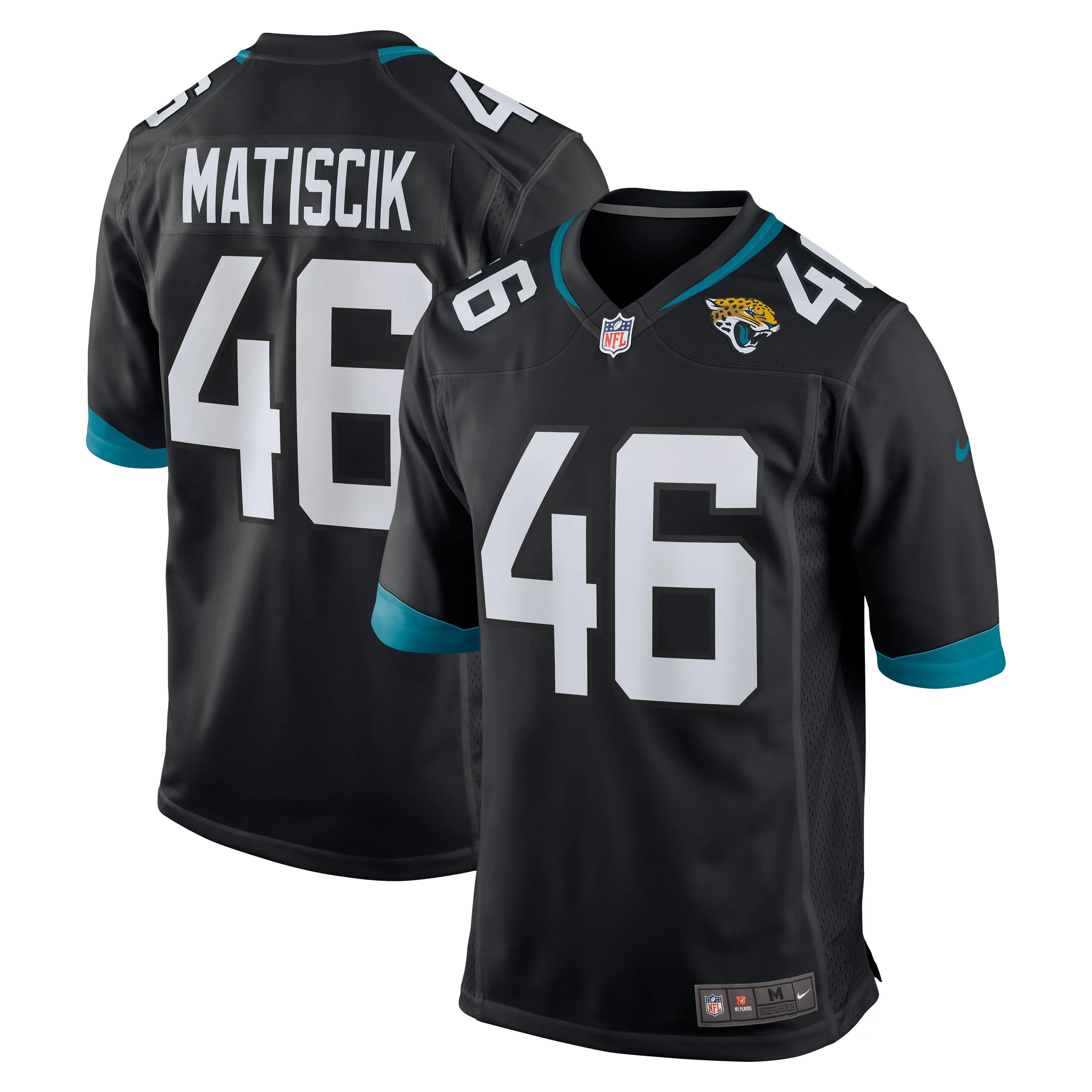 Ross Matiscik Jacksonville Jaguars  Game Jersey - Black