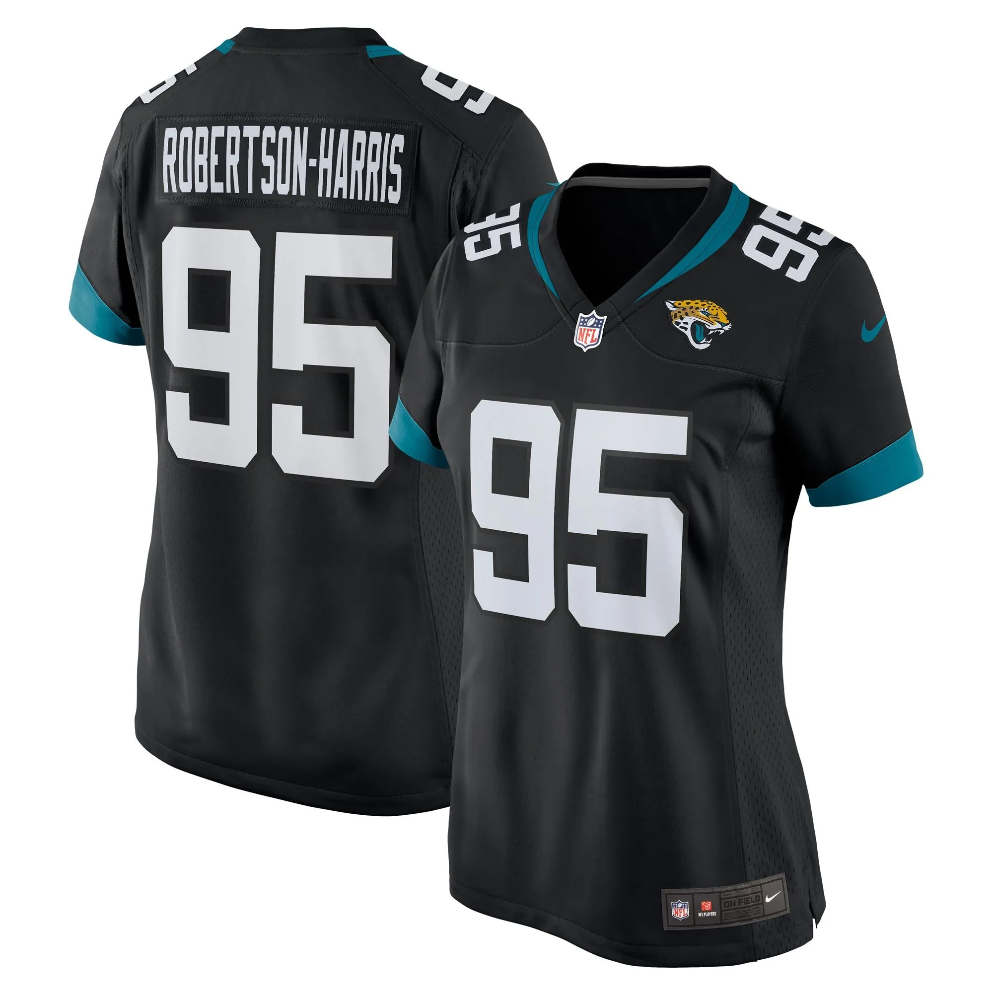 Roy Robertson-Harris Jacksonville Jaguars  Women's Game Jersey - Black