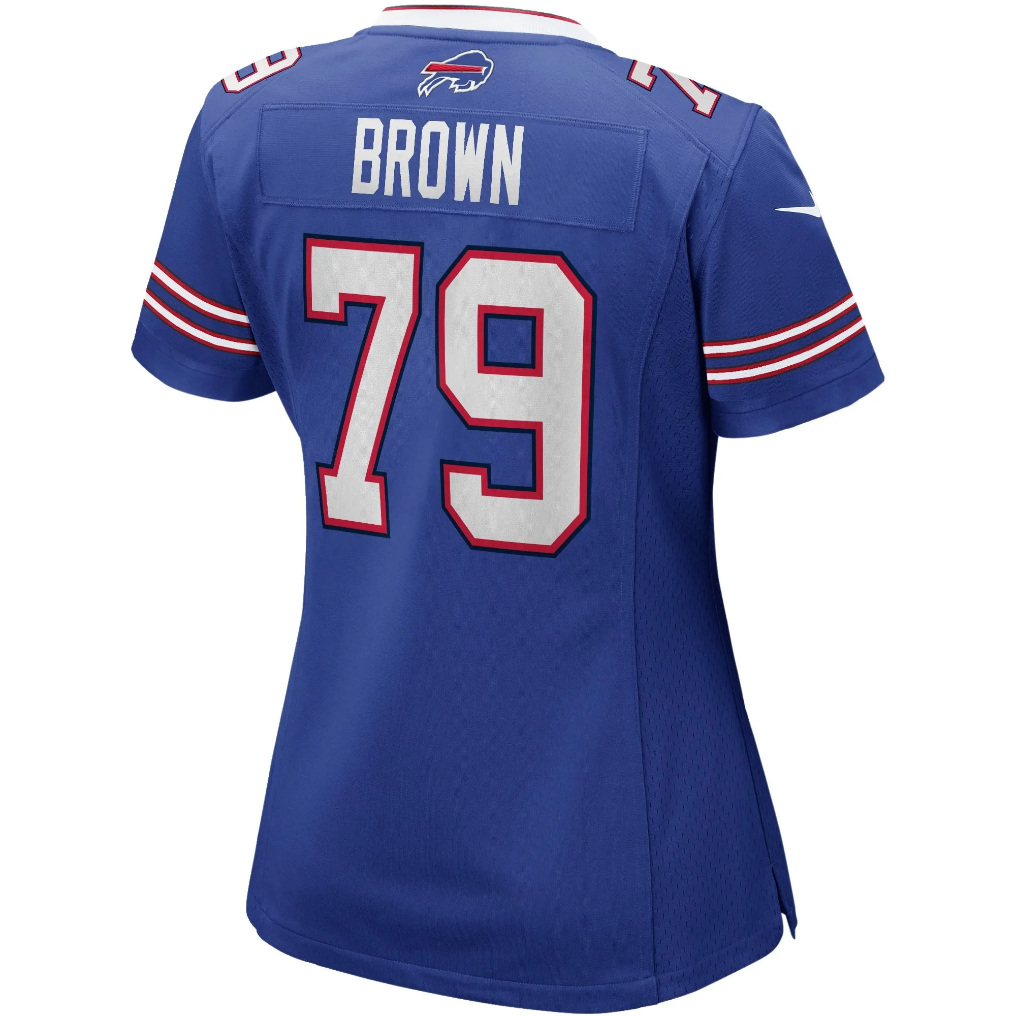 Ruben Brown Buffalo Bills  Women's Game Retired Player Jersey - Royal