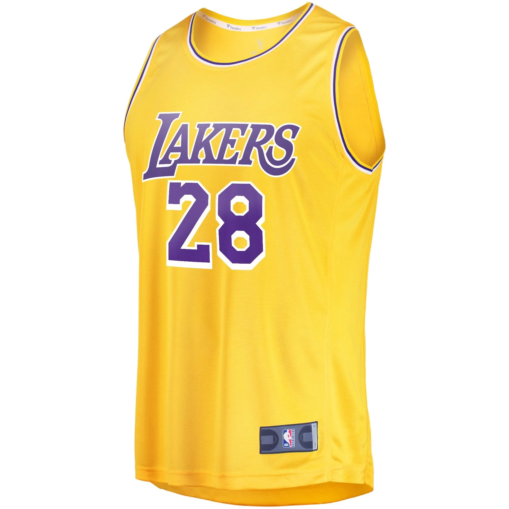 Rui Hachimura Los Angeles Lakers Fanatics Branded Fast Break Player Jersey - Icon Edition - Gold