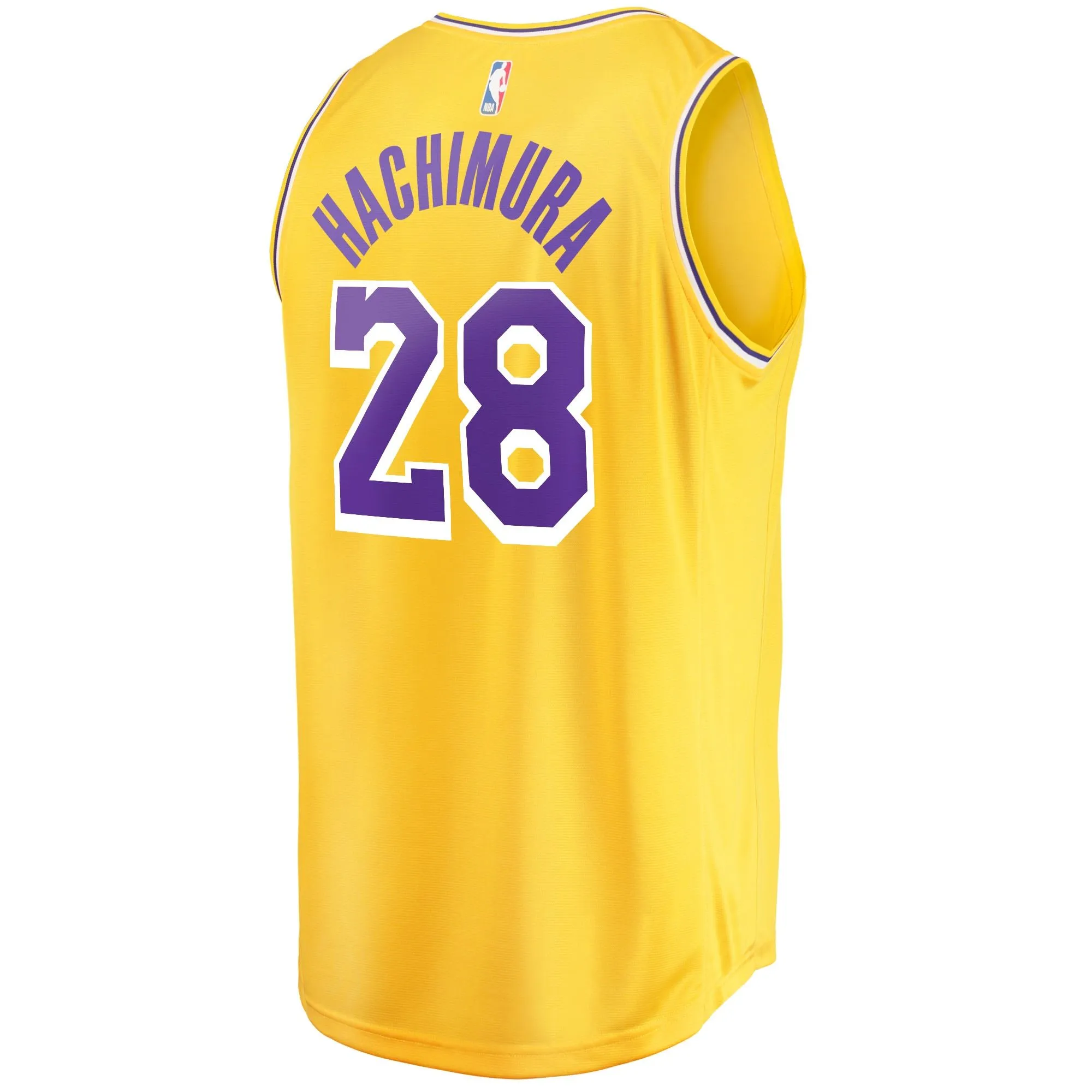 Rui Hachimura Los Angeles Lakers Fanatics Branded Fast Break Player Jersey - Icon Edition - Gold